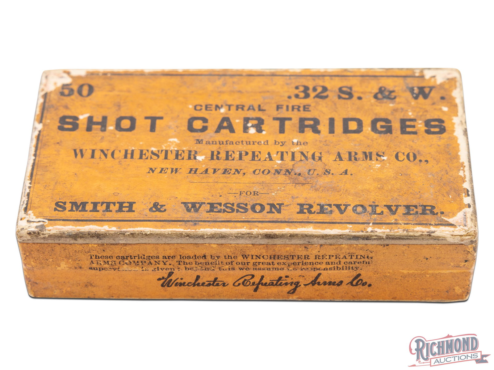 Sealed Box of Winchester .32 Caliber Smith & Wesson Shot Cartridges 50 Rounds (1 of 6)
