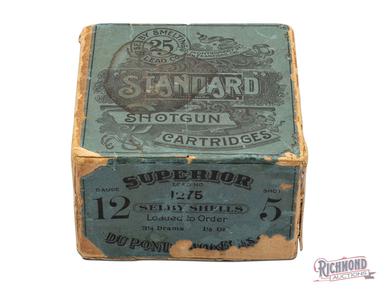 Partial Box Of Selby 12 Gauge Standard Shotgun Cartridges With Dupont Smokeless Powder (1 of 6)