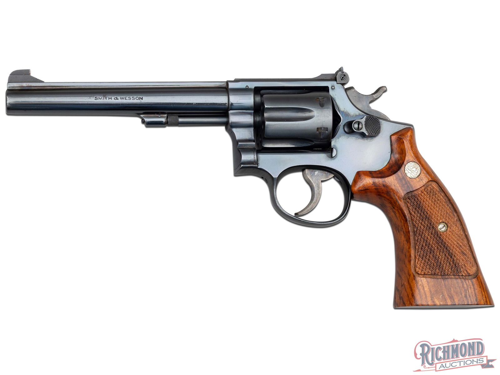 1957 Smith & Wesson Model 17 K-22 Masterpiece Double Action Revolver (1 of 4)