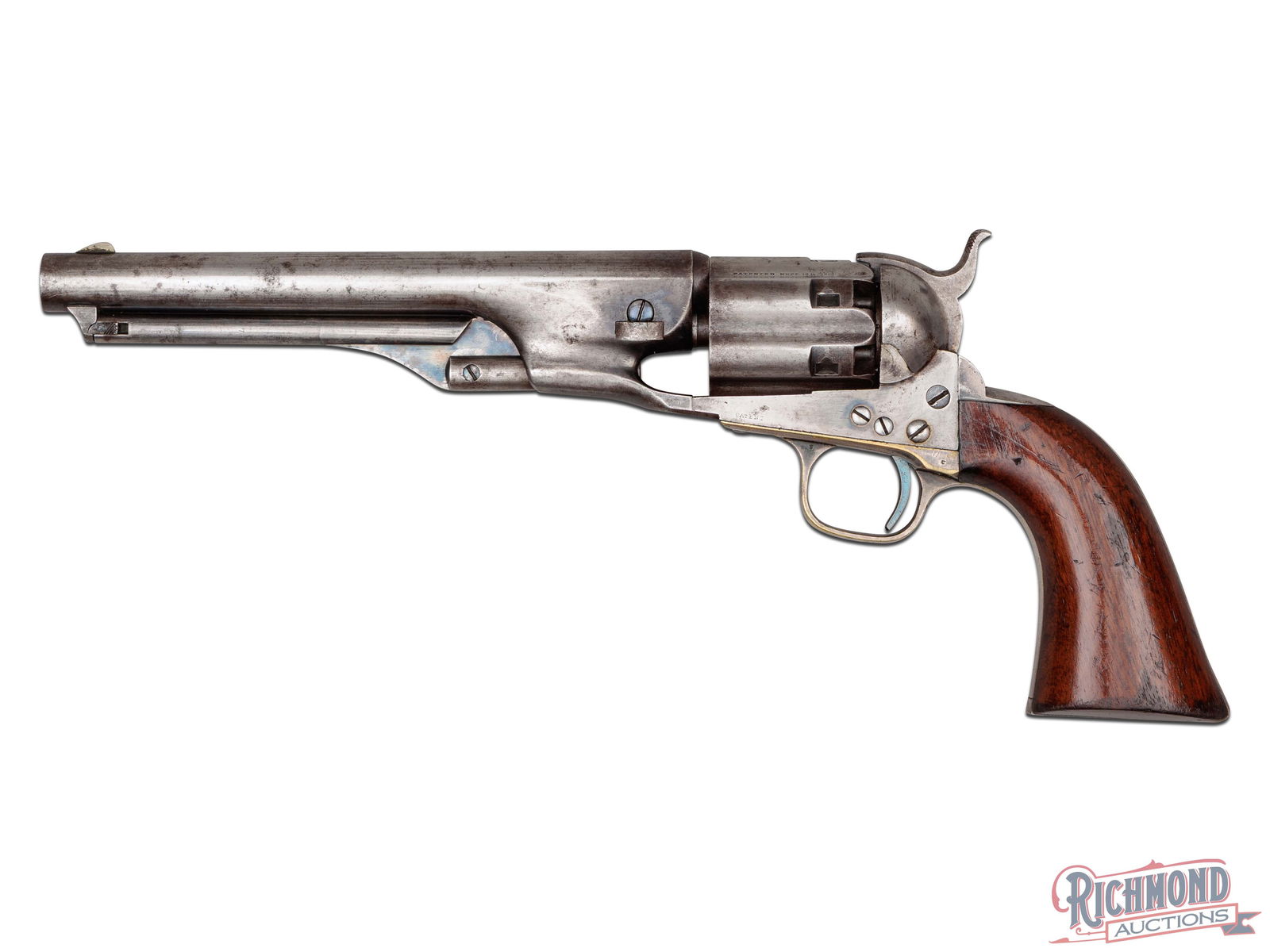 Rare Collector 1860 Antique Colt Model 1860 Army .44 Cal Fluted Percussion 7-1/2" Revolver (1 of 4)