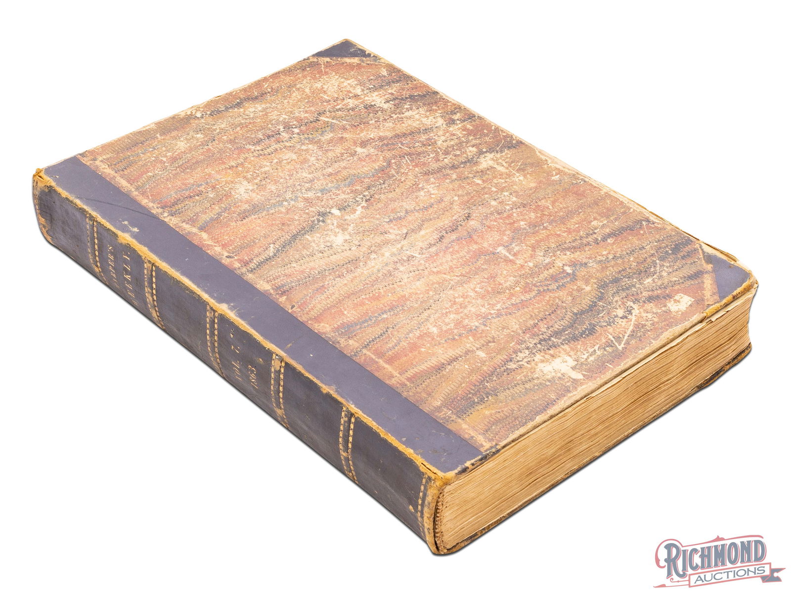 Vintage Bound Volume 7 Edition Of Harper's Weekly Newspaper Dated 1863 (1 of 4)