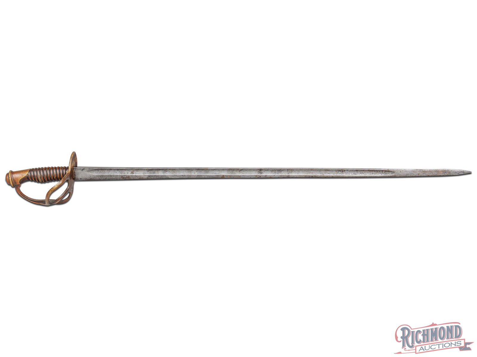 Cavalry Officer's Straight Blade Sword (1 of 2)