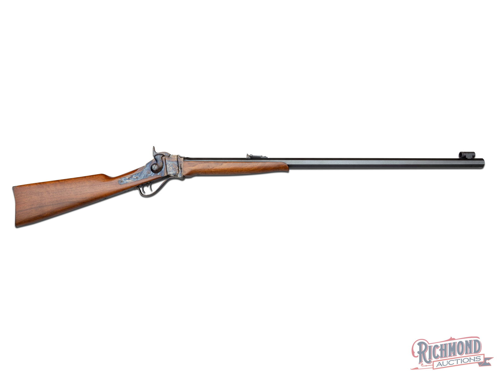 Pedersoli 1874 Sharps Rifle With Octagon Barrel .45-70: This single shot rifle was made in Italy by Pedersoli and imported by Dixie Gun Works. This Sharps 1874 model rifle is chambered in .45-70 Government and features a 30" barrel fitted with a dovetailed
