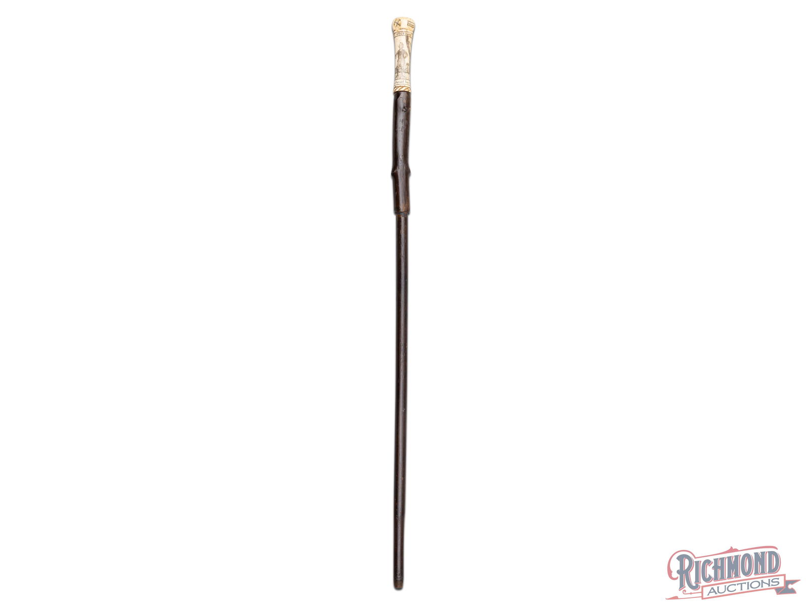 Cane Presented to Seneca Chief Red Jacket from New York State Assemblyman Oliver Forward in 1826 (1 of 6)