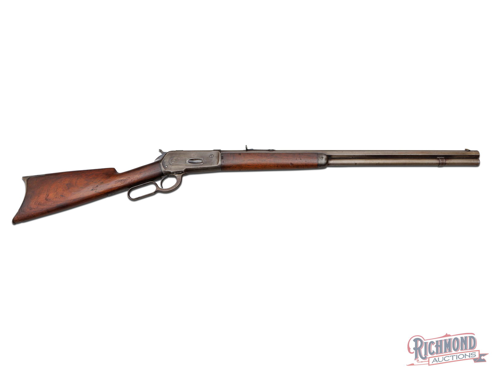 Antique Second Year of Production Winchester Model 1886 Lever Action Rifle in 40-82 Caliber (1 of 8)