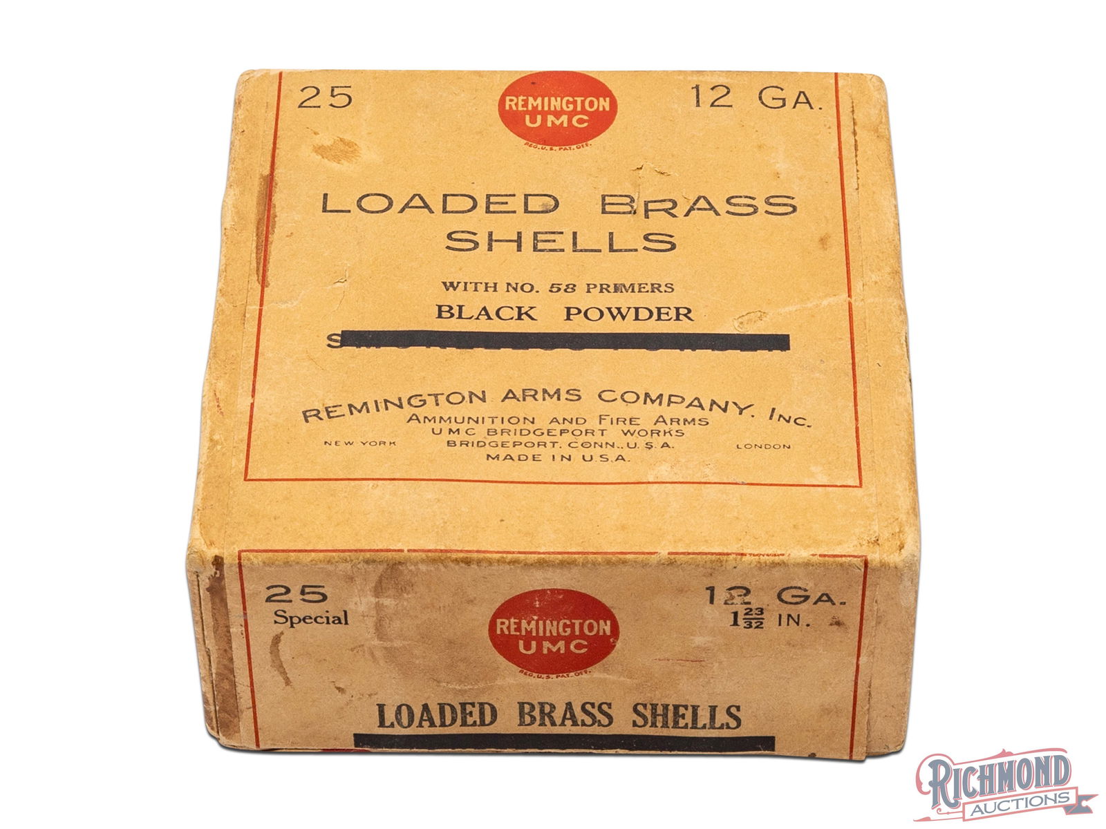 Full Box Of Remington UMC Loaded Brass Black Powder Shells (1 of 6)