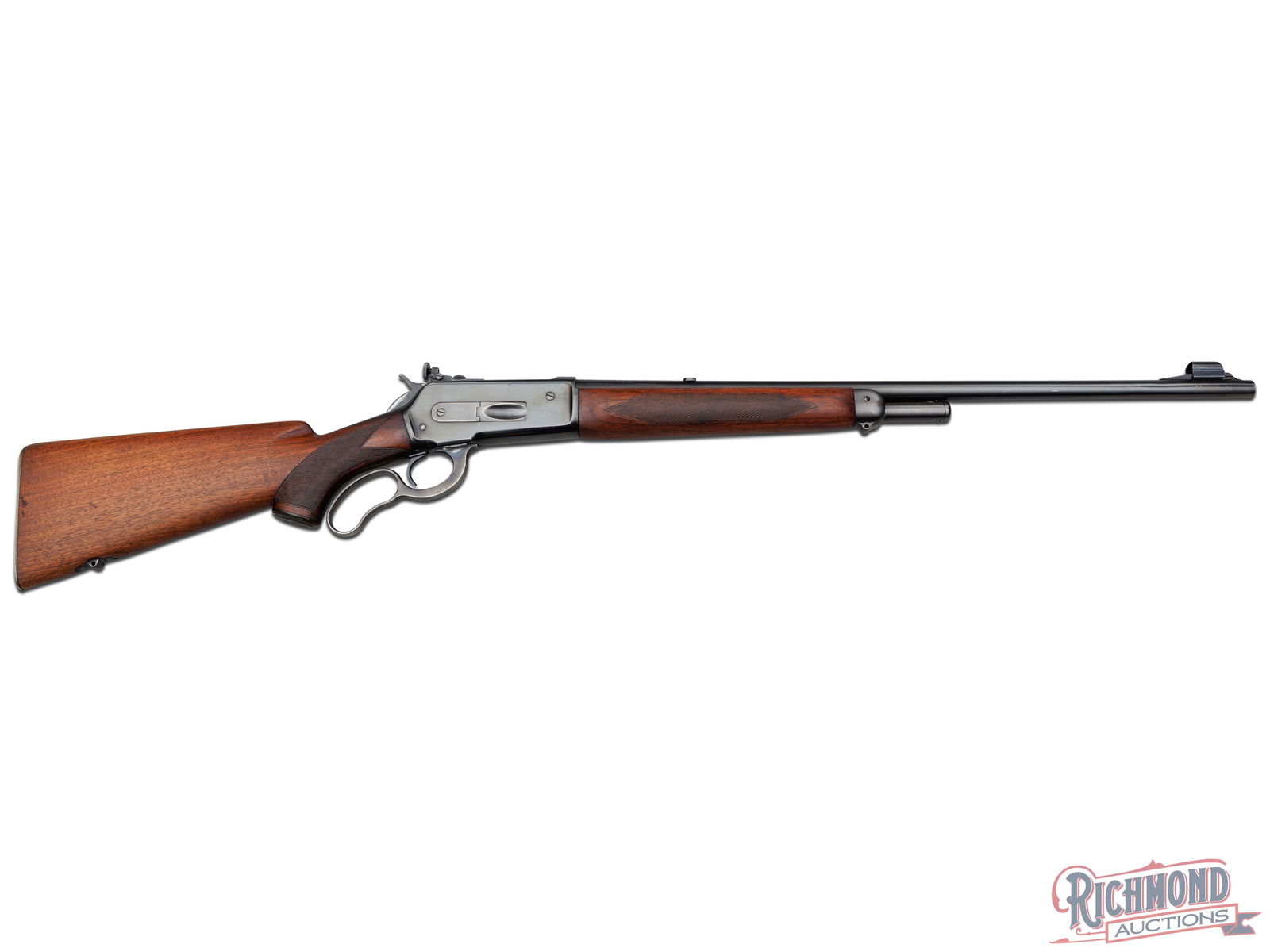 Winchester Pre-War Model 71 Deluxe Lever Action Rifle in 348 Winchester Caliber (1 of 8)