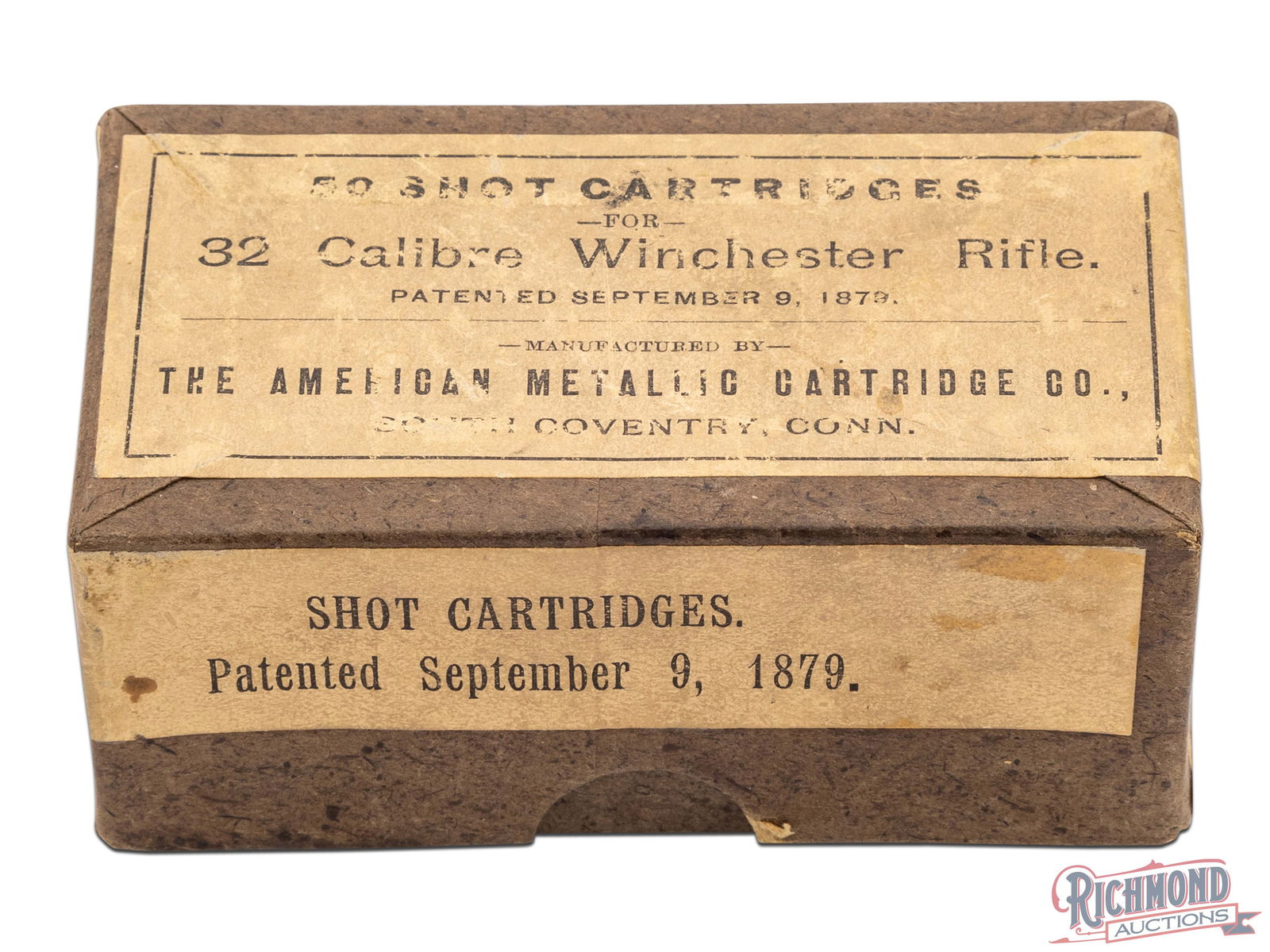 Full Box Of American Metallic Cartridge Co. .32 WCF Shot Cartridges (1 of 8)