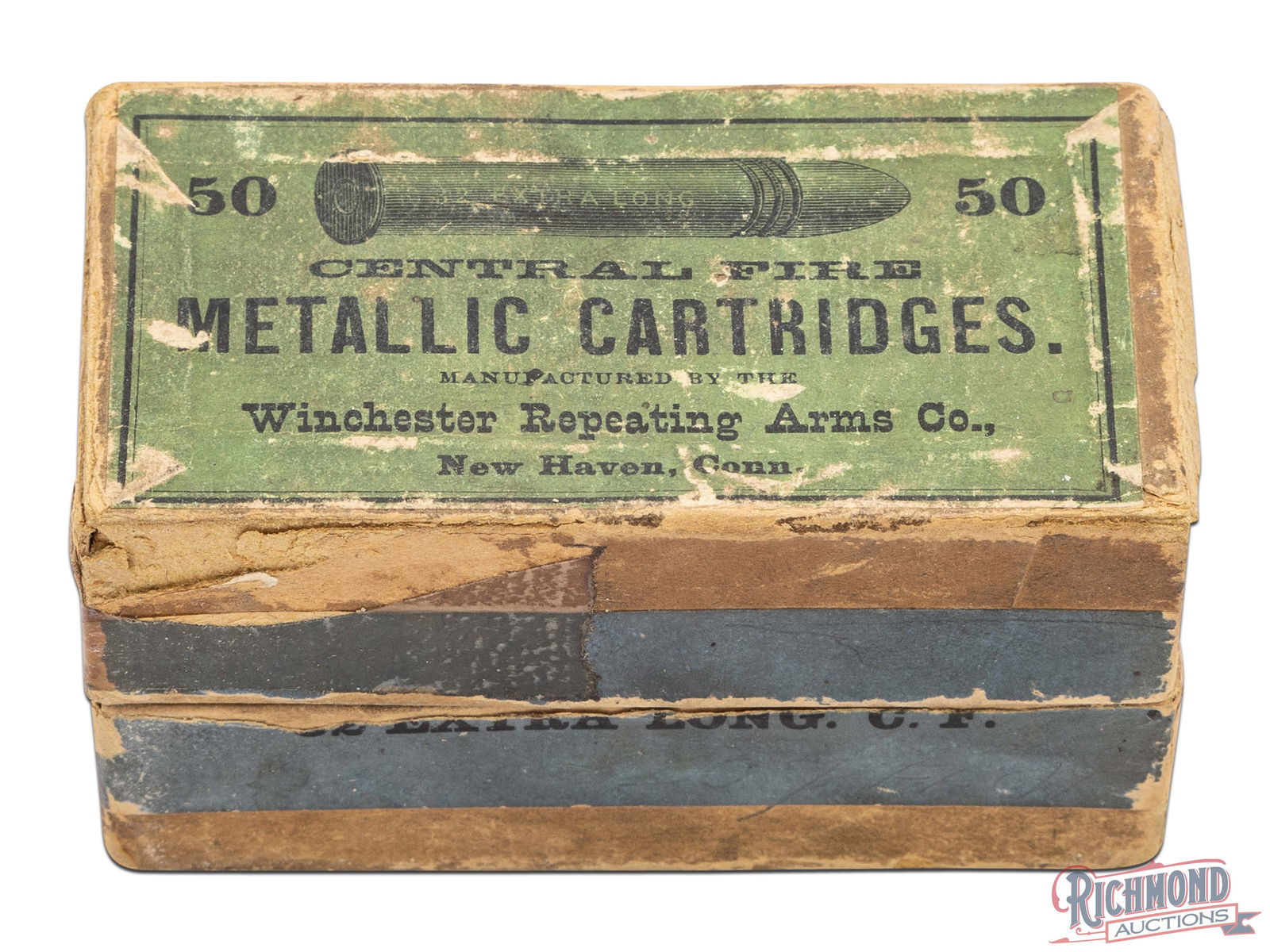 Full Box Of Winchester .32 Extra Long Central Fire Metallic Cartridges (1 of 6)