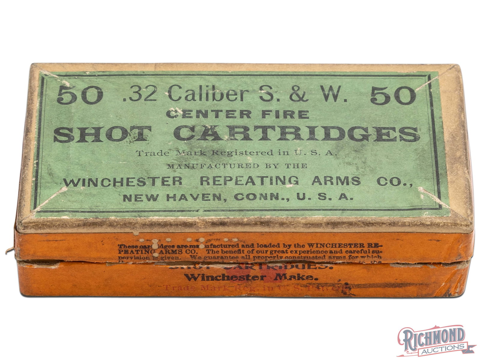 Partial Box Of Winchester .32 Caliber Smith & Wesson Centerfire Shot Cartridges (1 of 8)