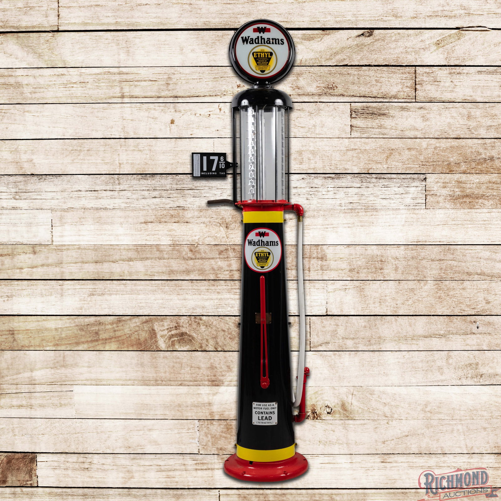 Wayne Model #665 Ten Gallon Visible Gas Pump Restored Wadhams (1 of 3)