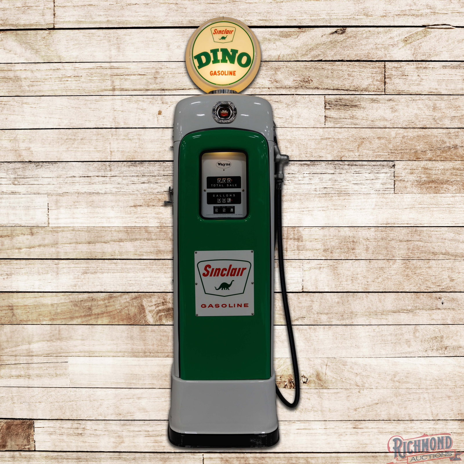 Wayne Model #80 Computing Gas Pump Restored Sinclair Dino Gasoline (1 of 6)