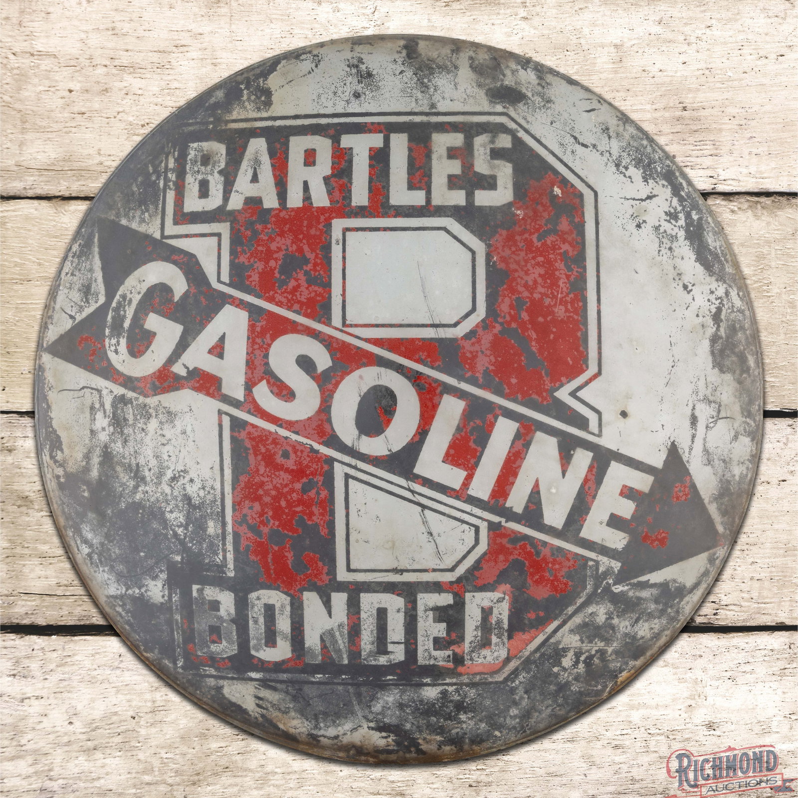 Bartles Bonded Gasoline Pair 15" Gas Pump Globe Lenses (1 of 5)