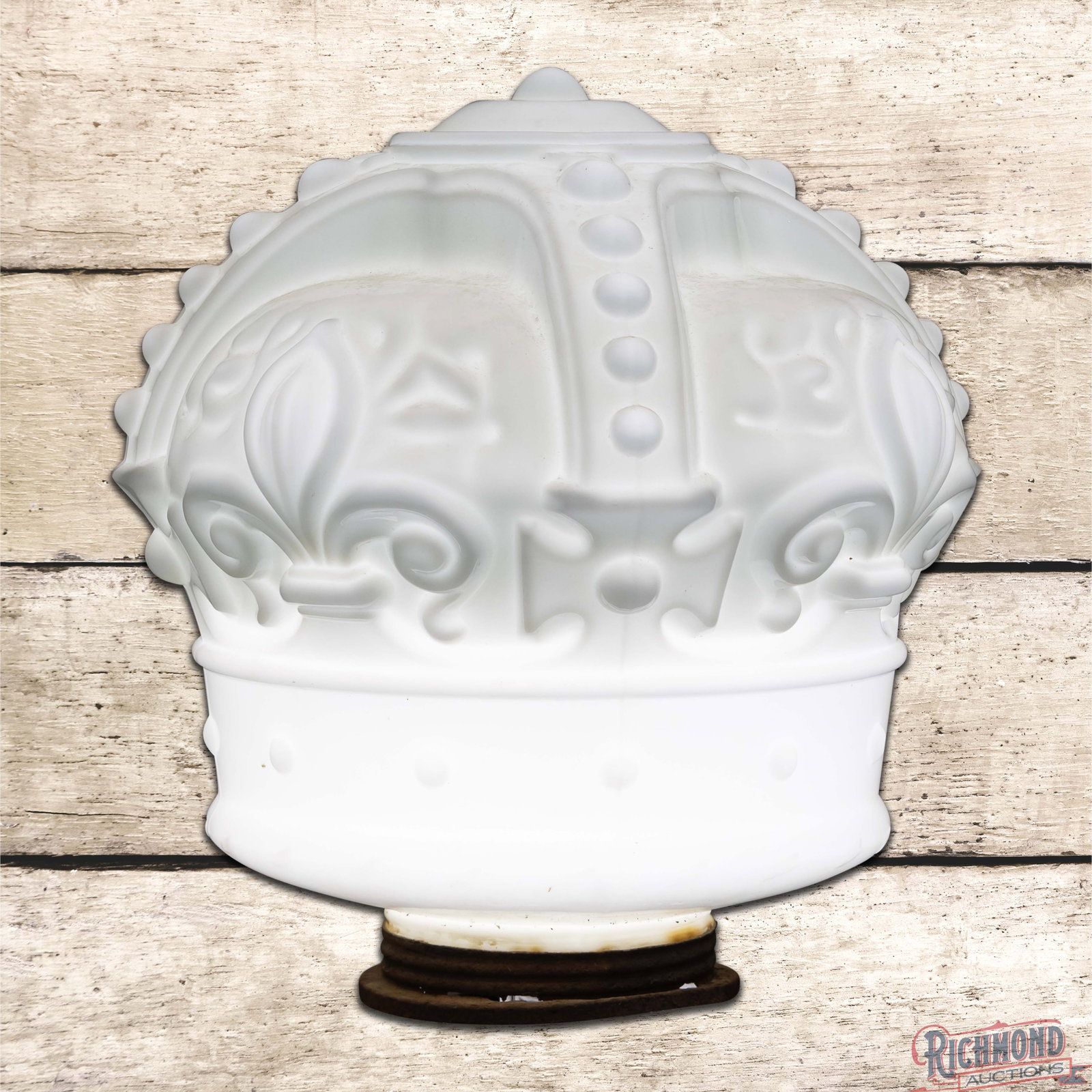 Standard Oils Gasoline OPC Milk Glass Gas Pump Globe (1 of 5)