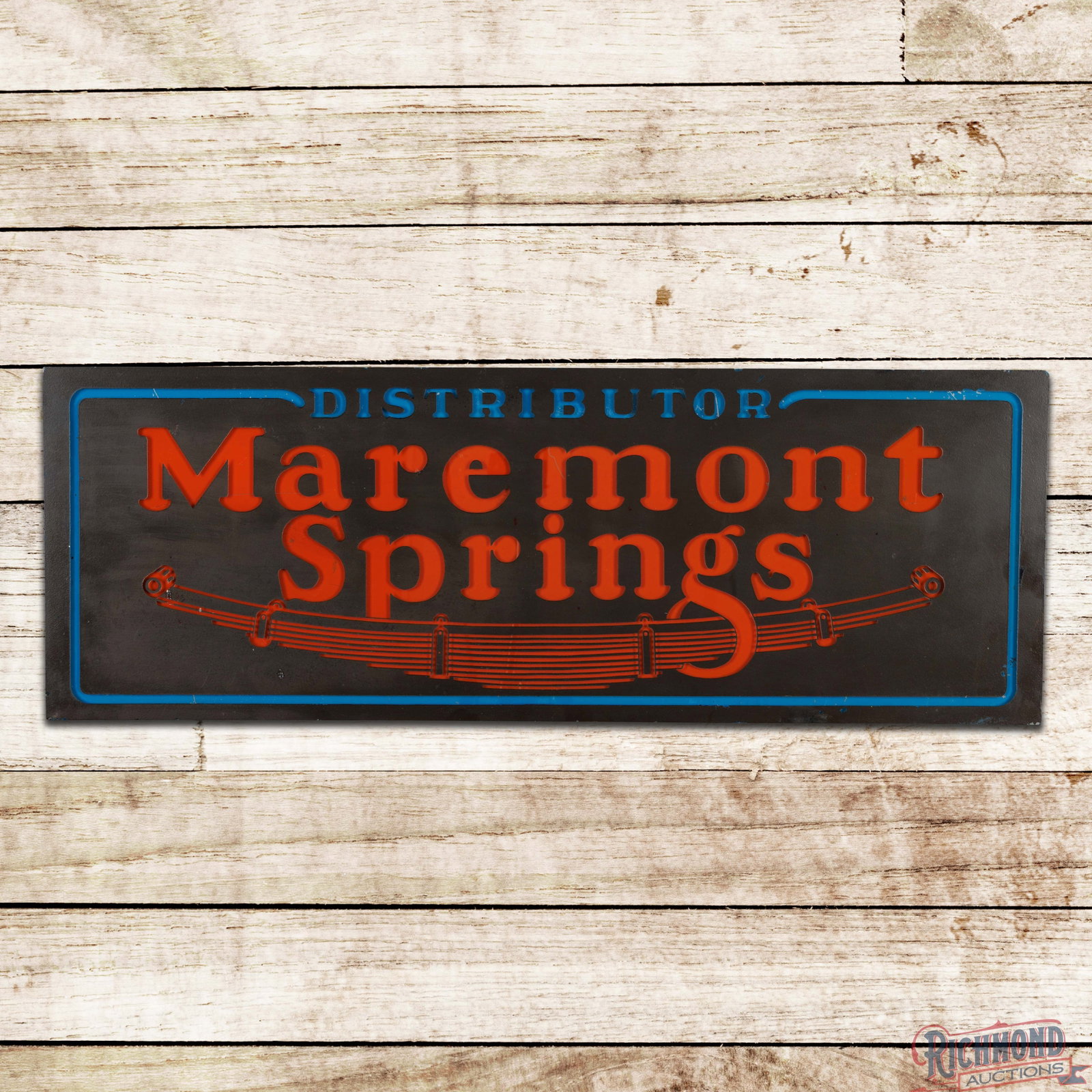 Maremont Springs Distributor 28" 3D Glass Advertising Sign w/ Logo (1 of 3)