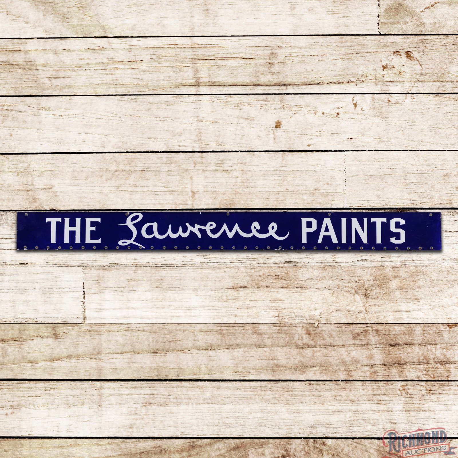 The Lawrence Paints Single Sided Porcelain Advertising Display Sign (1 of 3)