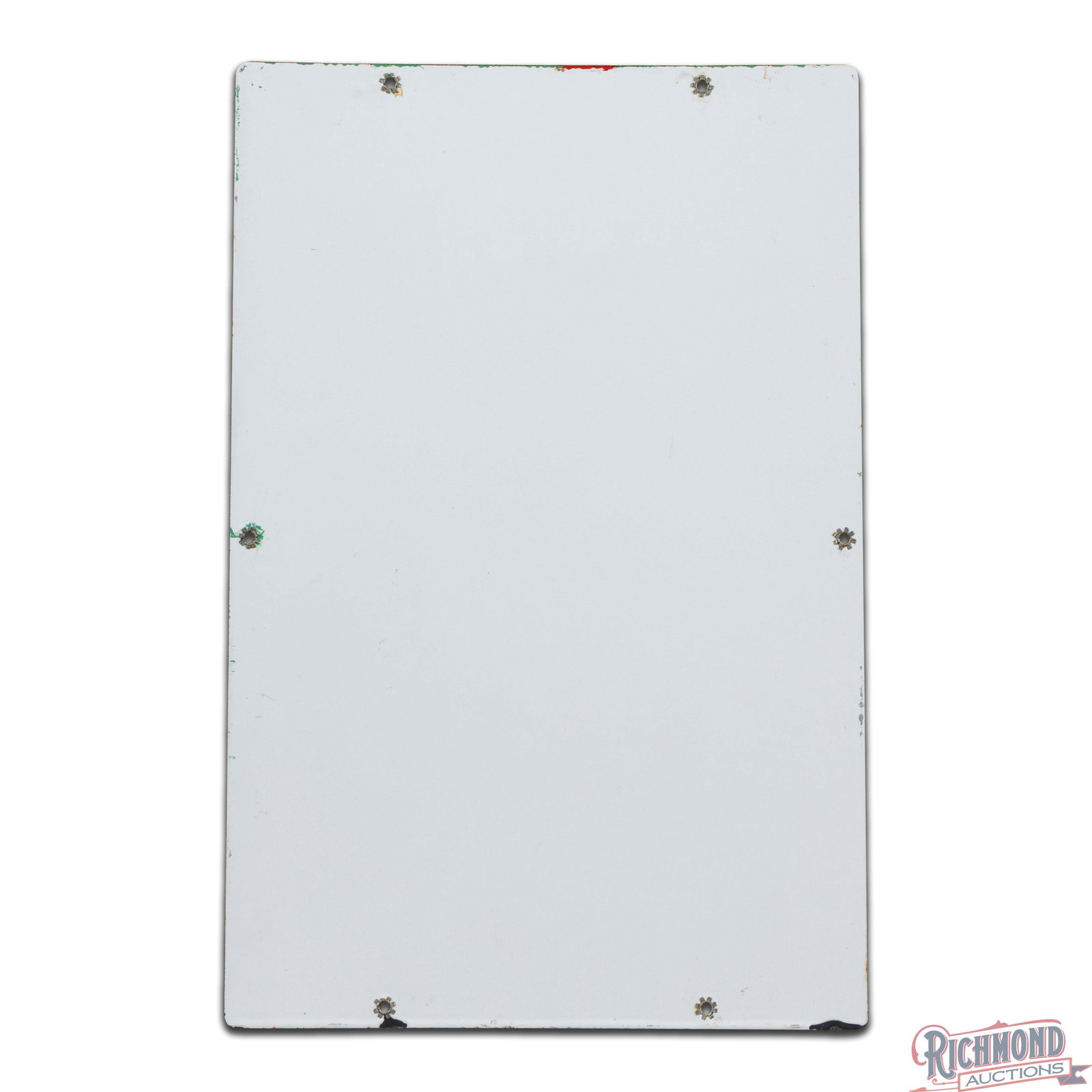 1959 Texaco It Pays You to Say Sky Chief Gasoline Single Sided Porcelain Pump Plate Sign - 3