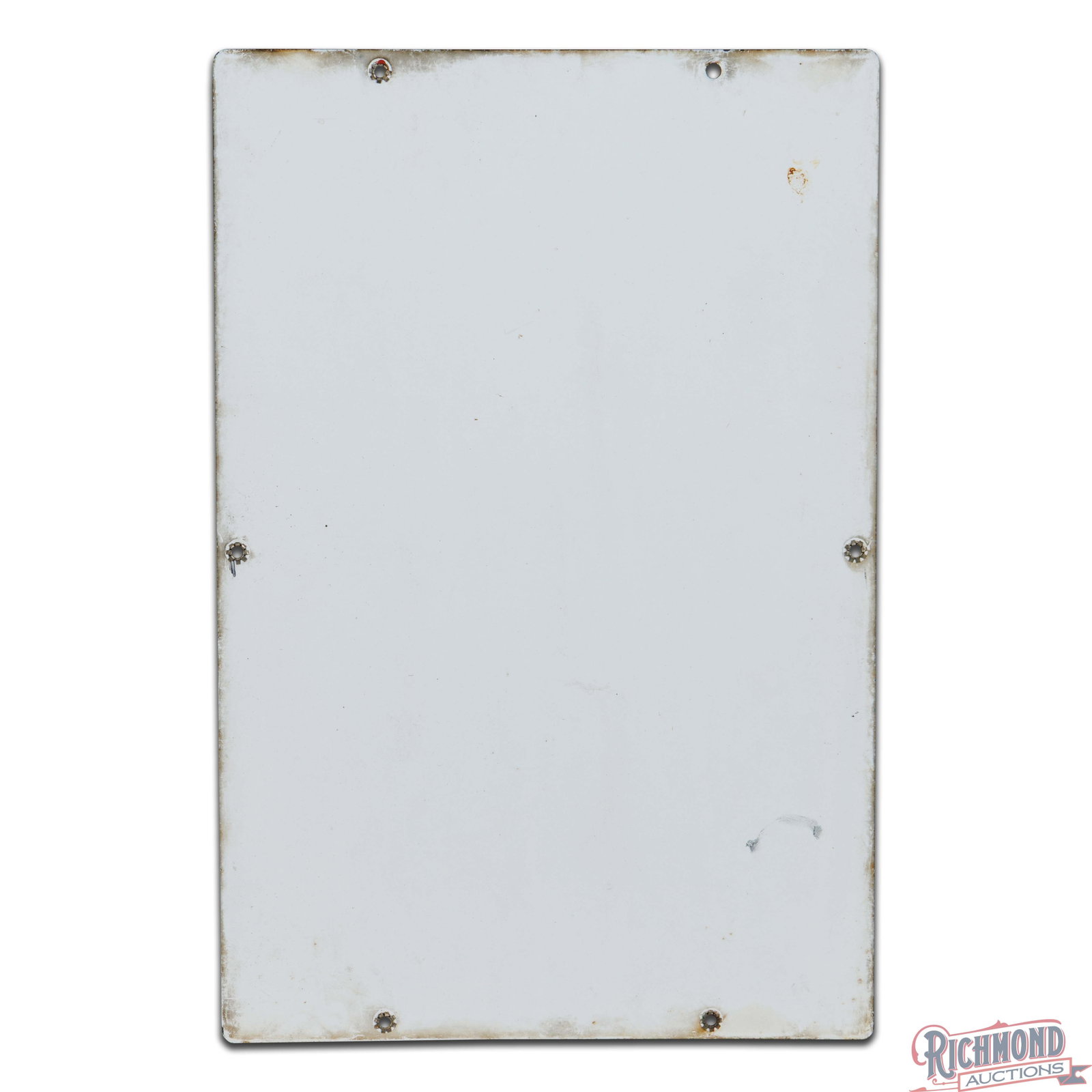 1962 Texaco Fire Chief Gasoline Single Sided Porcelain Pump Plate Sign - 3