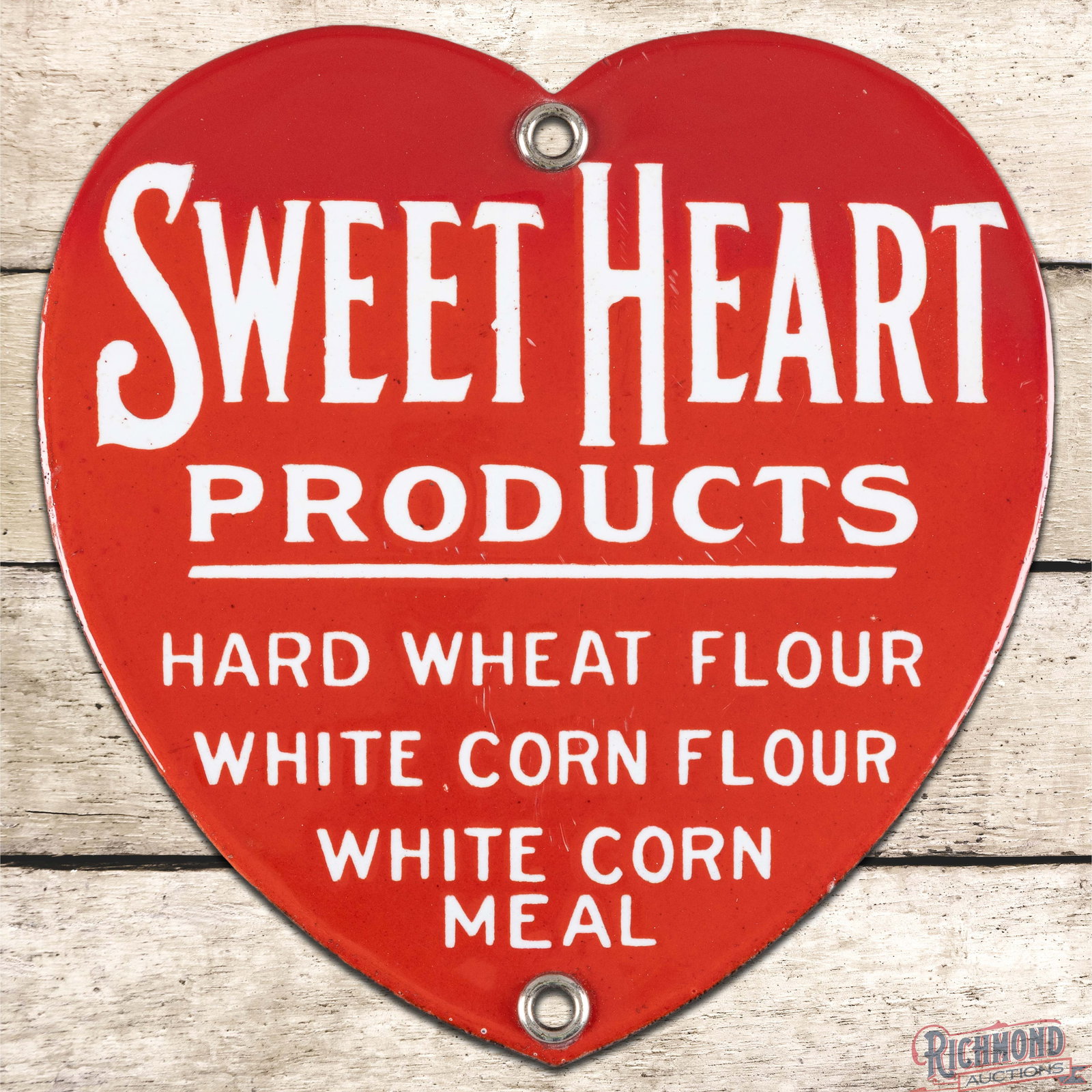 Sweet Heart Products Heart Shaped 5" Single Sided Porcelain Sign (1 of 3)