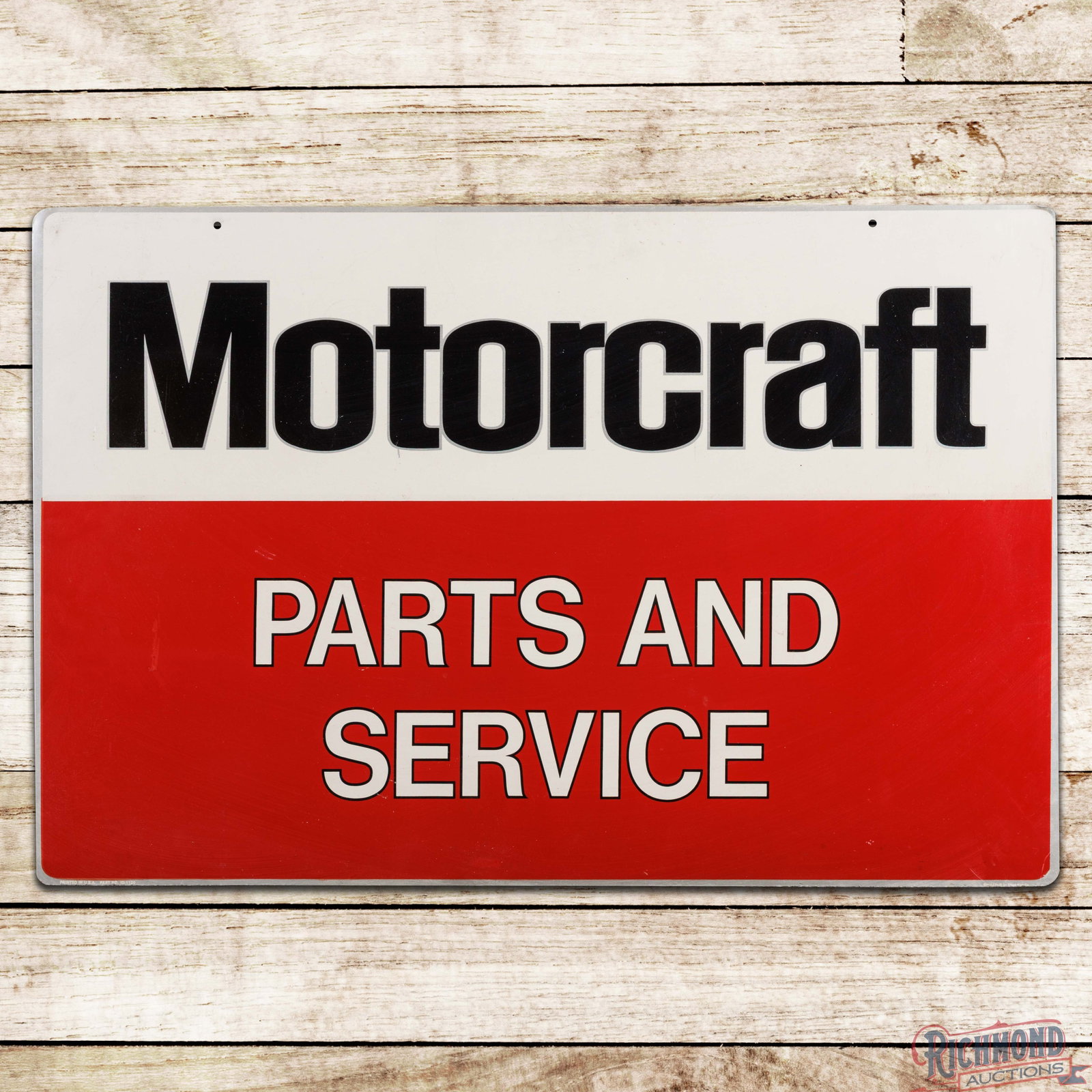 Motorcraft Parts and Service Double Sided Tin Sign (1 of 3)