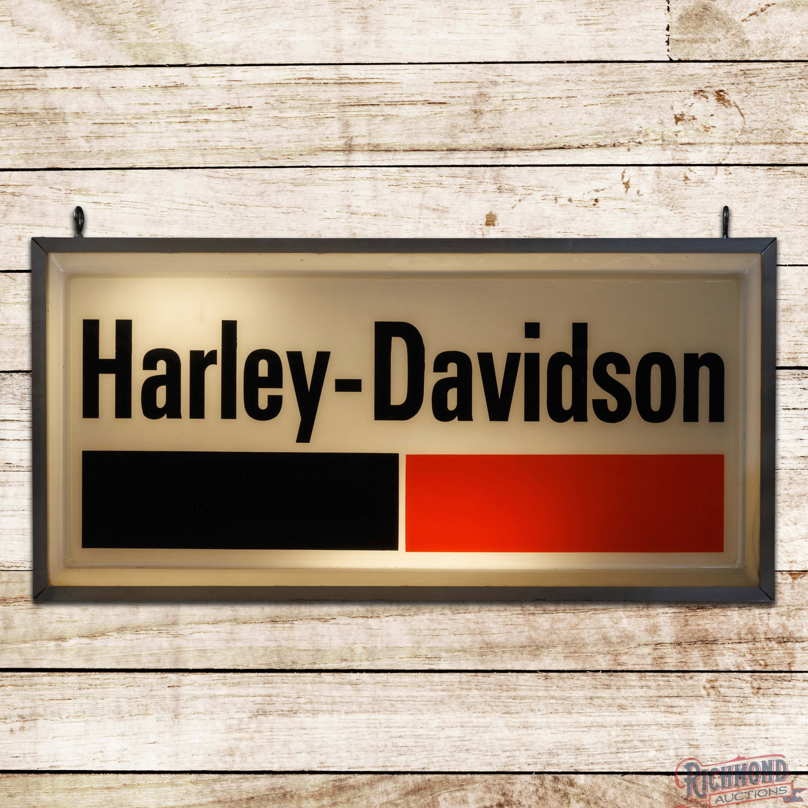 Harley Davidson Motorycles 4' DS Plastic Lighted Dealership Sign (1 of 4)