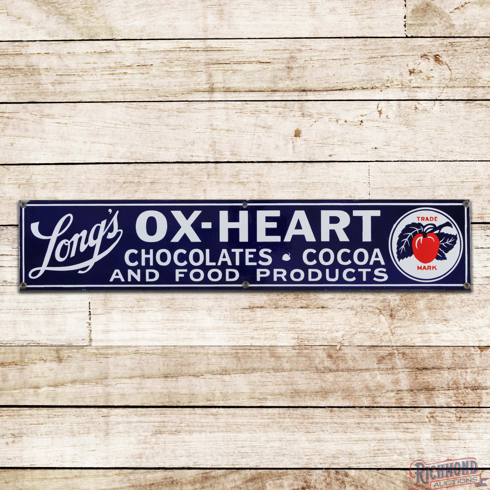 Long's Ox-Heart Chocolates Cocoa and Food Products w/ Apple Logo (1 of 3)