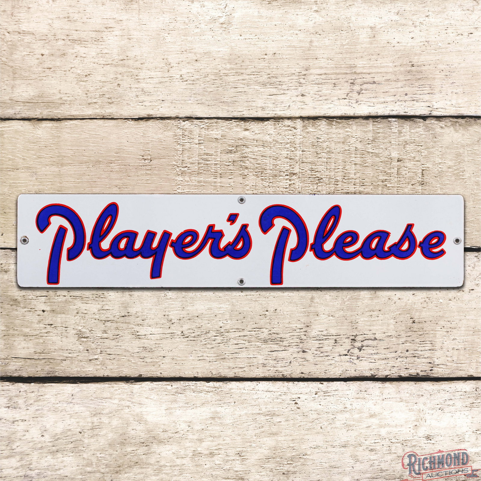 Player's Please Tobacco Cigarettes 24" Single Sided Porcelain Sign (1 of 3)