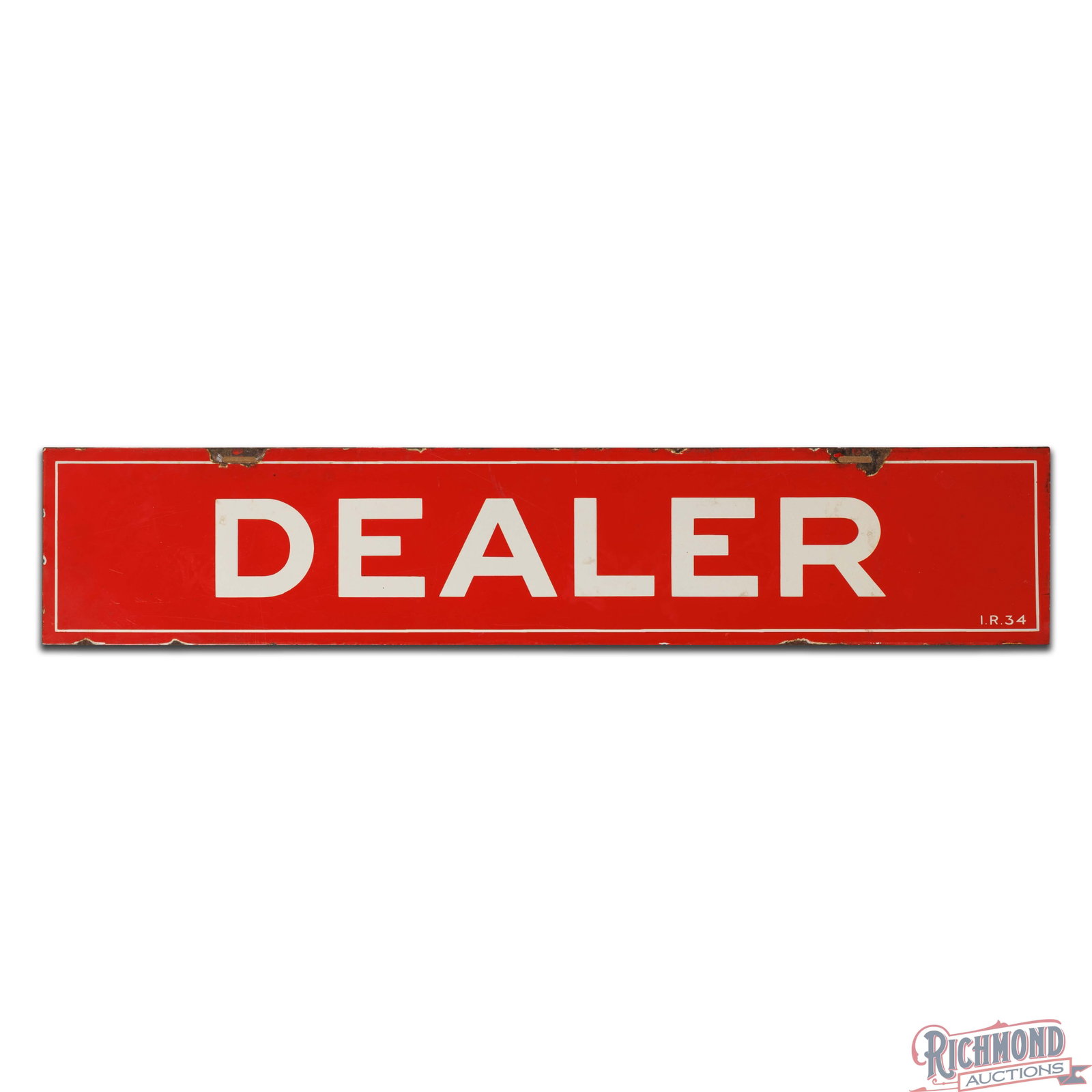 Rare 1934 Socony Vacuum Double Sided Porcelain Dealer ID Sign - 2