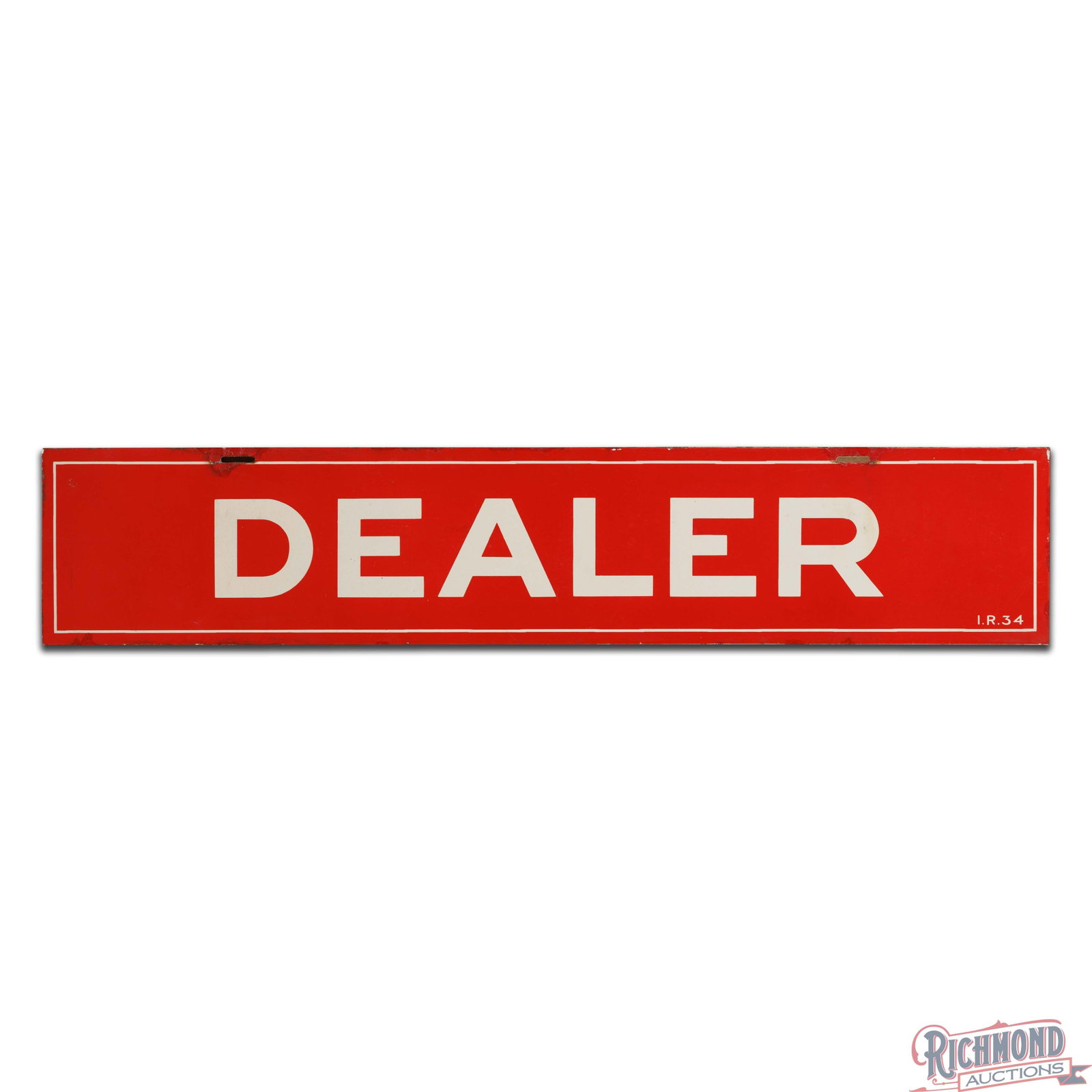 Rare 1934 Socony Vacuum Double Sided Porcelain Dealer ID Sign - 3