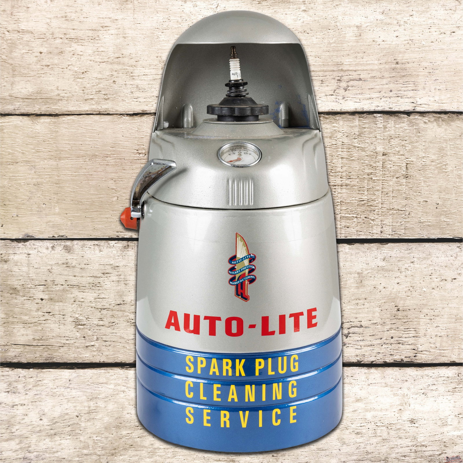 Autolite Spark Plug Cleaning Service Advertising Display Restored (1 of 5)