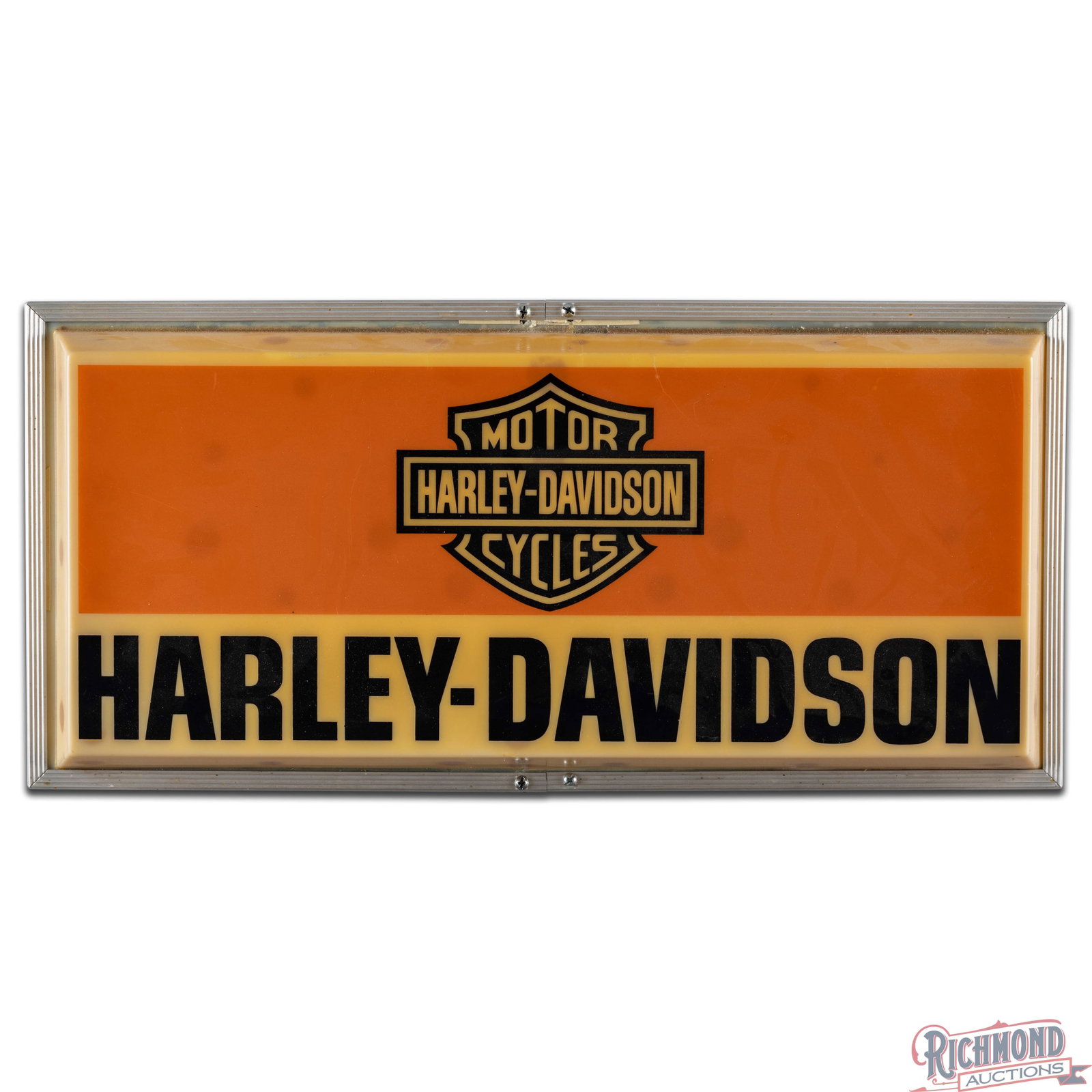 Rare Harley Davidson Motor Cycles 26" Lighted Sign w/ Logo - 3