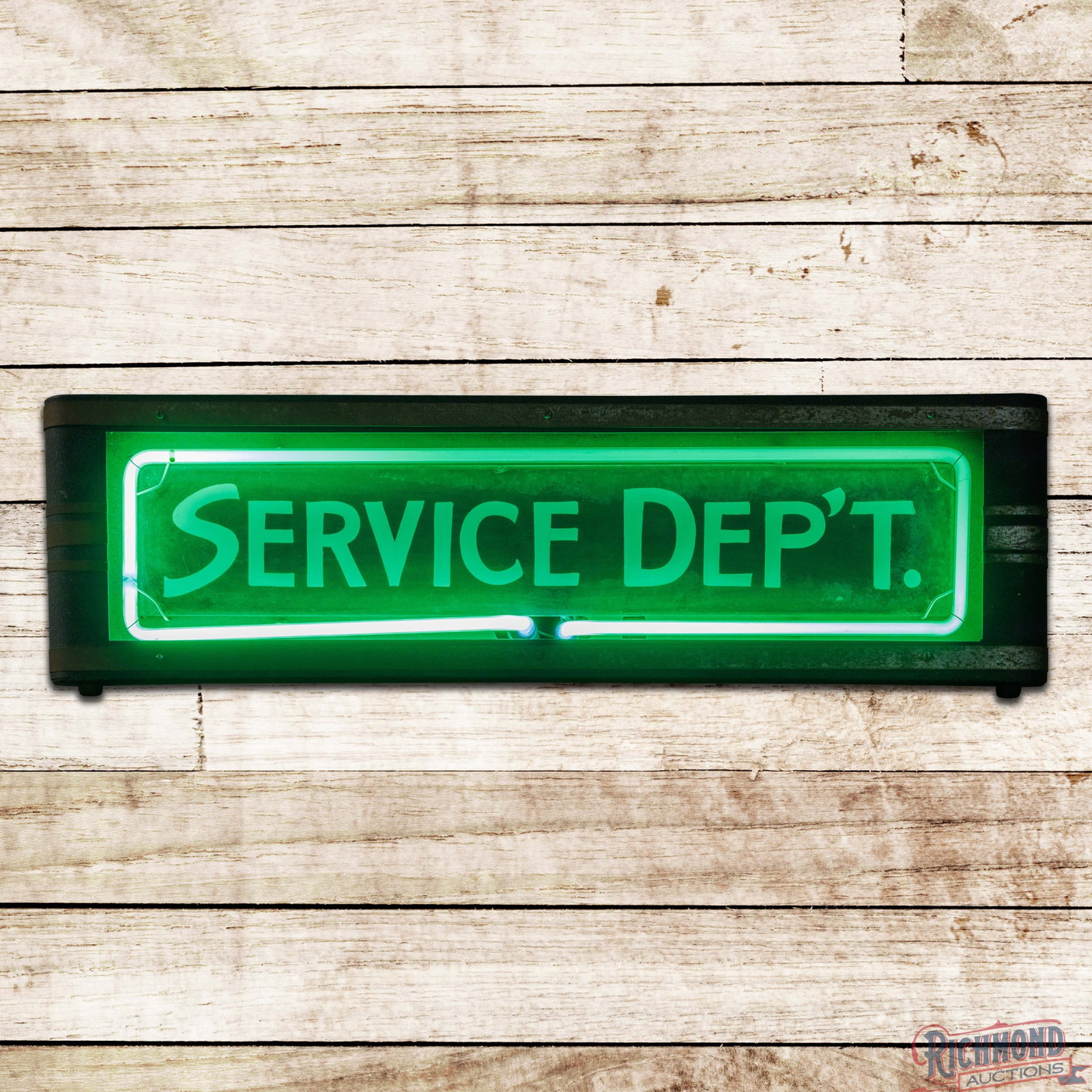 Service Department 27" Countertop Neon Products Inc. Sign (1 of 4)