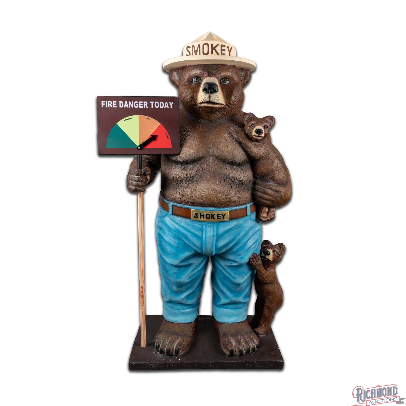 Smokey the Bear Fire Danger Today 7' 3D Advertising Display - 2