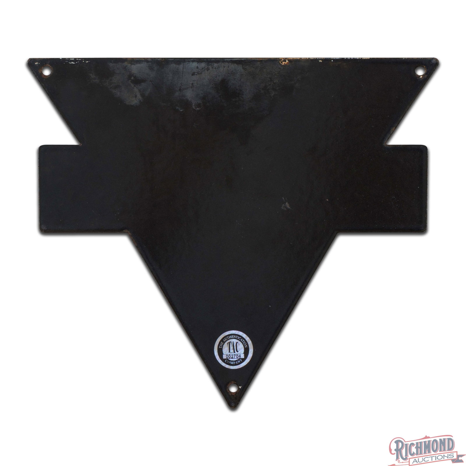 Rare Conoco Diesel Single Sided Porcelain Gas Pump Plate Sign - 3