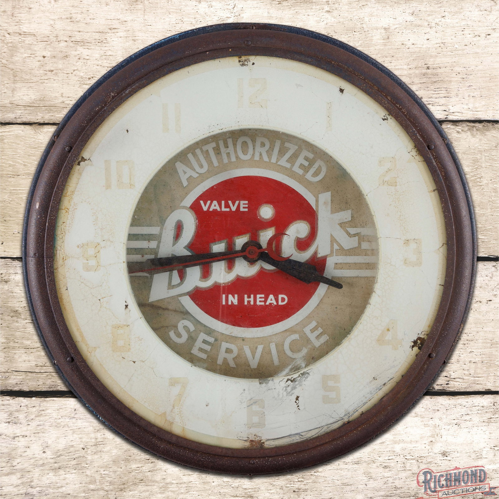 Buick Valve in Head 21" Neon Advertising Clock (1 of 3)