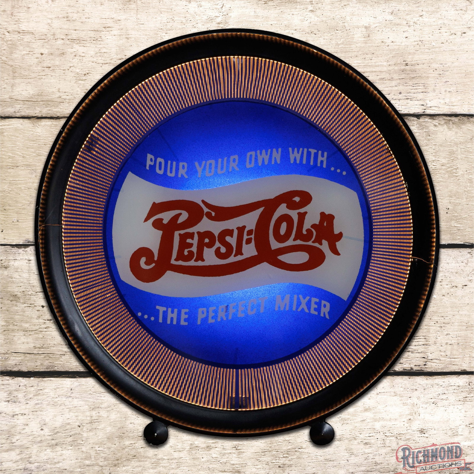 Pepsi Cola Double Dot Price Bros Lighted Sign (1 of 4)