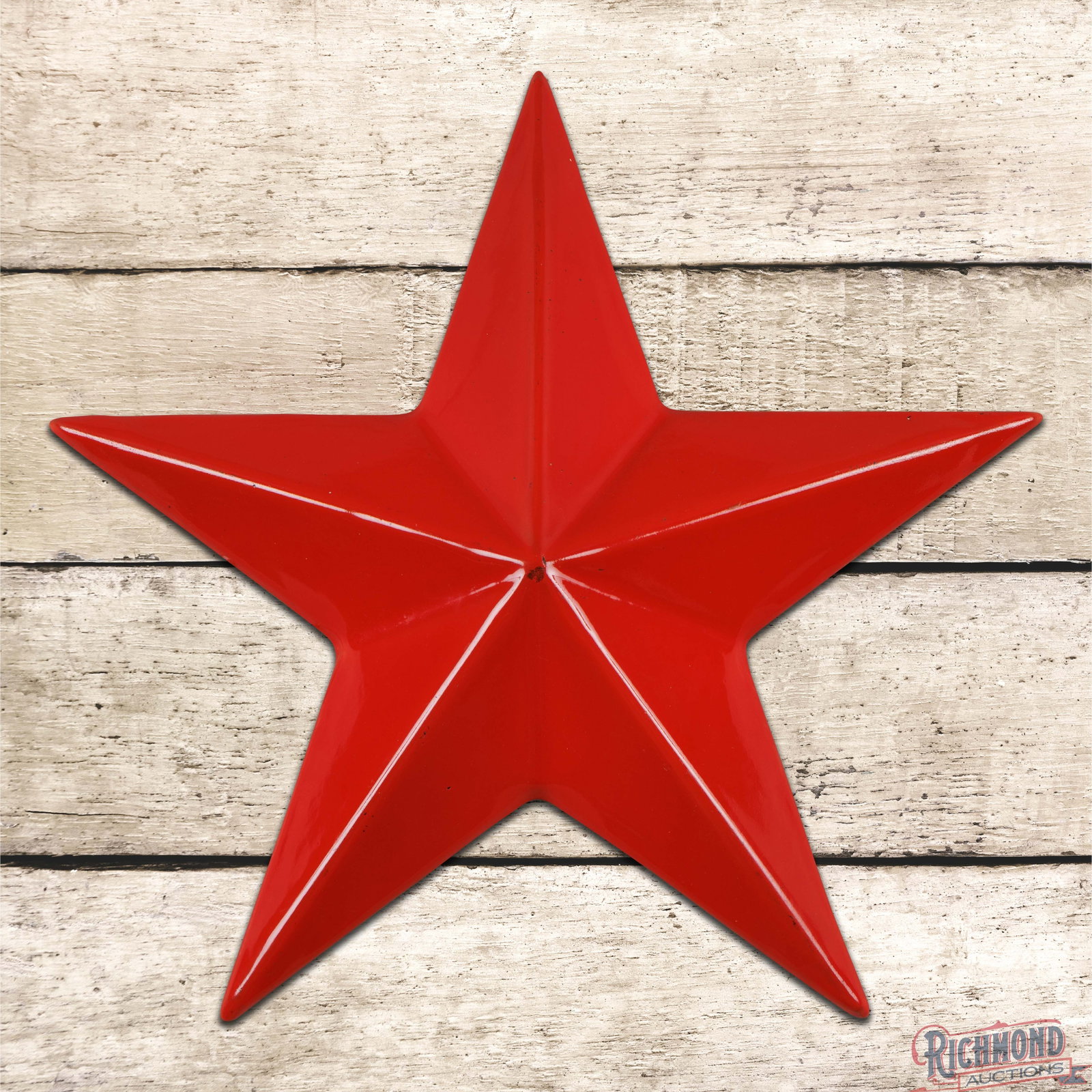 Texaco Service Station Star Single Sided Porcelain Convex Sign (1 of 3)