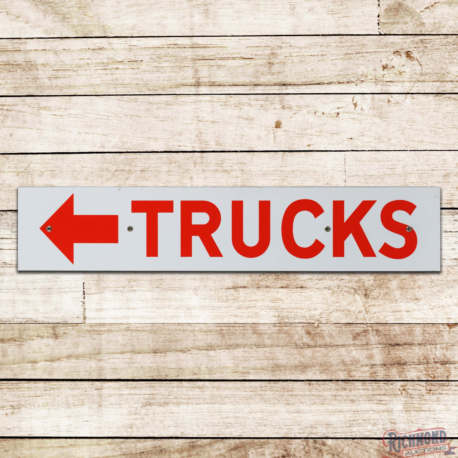 Phillips 66 Trucks Single Sided Porcelain Sign w/ Arrow (1 of 3)