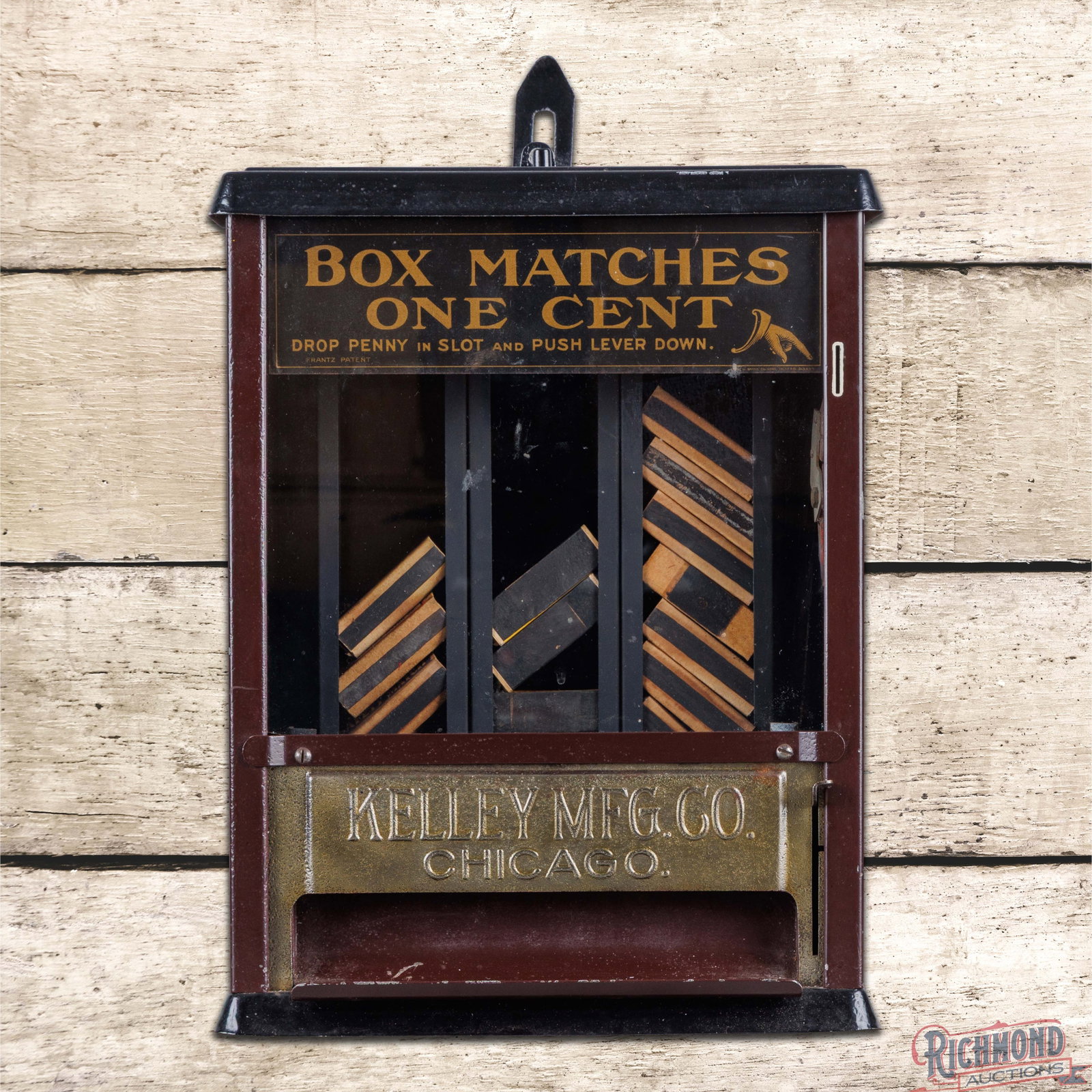 Kelley Mfg. Co. Penny Slot Match Dispenser (1 of 5)