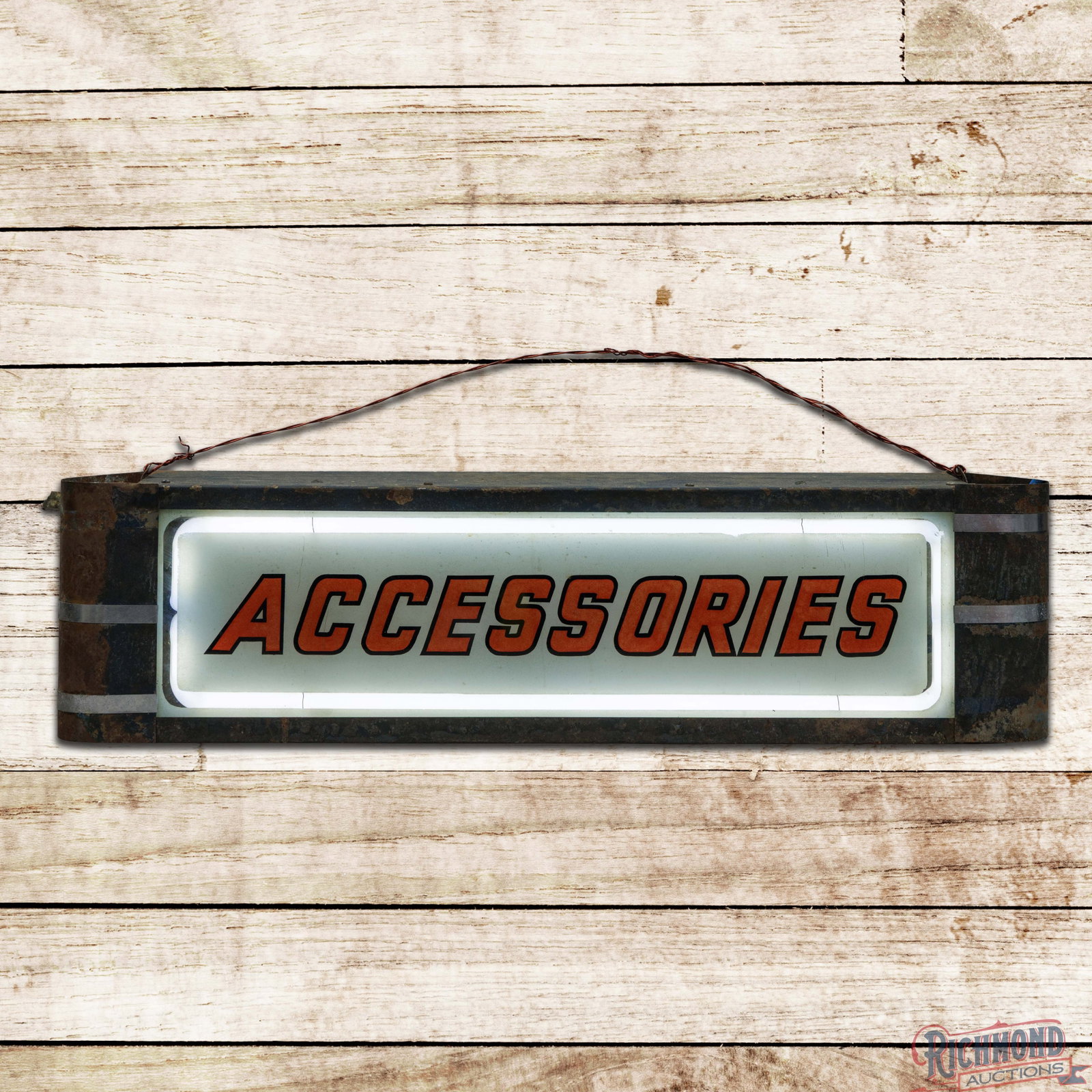 Accessories Reverse on Glass Neon Advertising Sign (1 of 4)