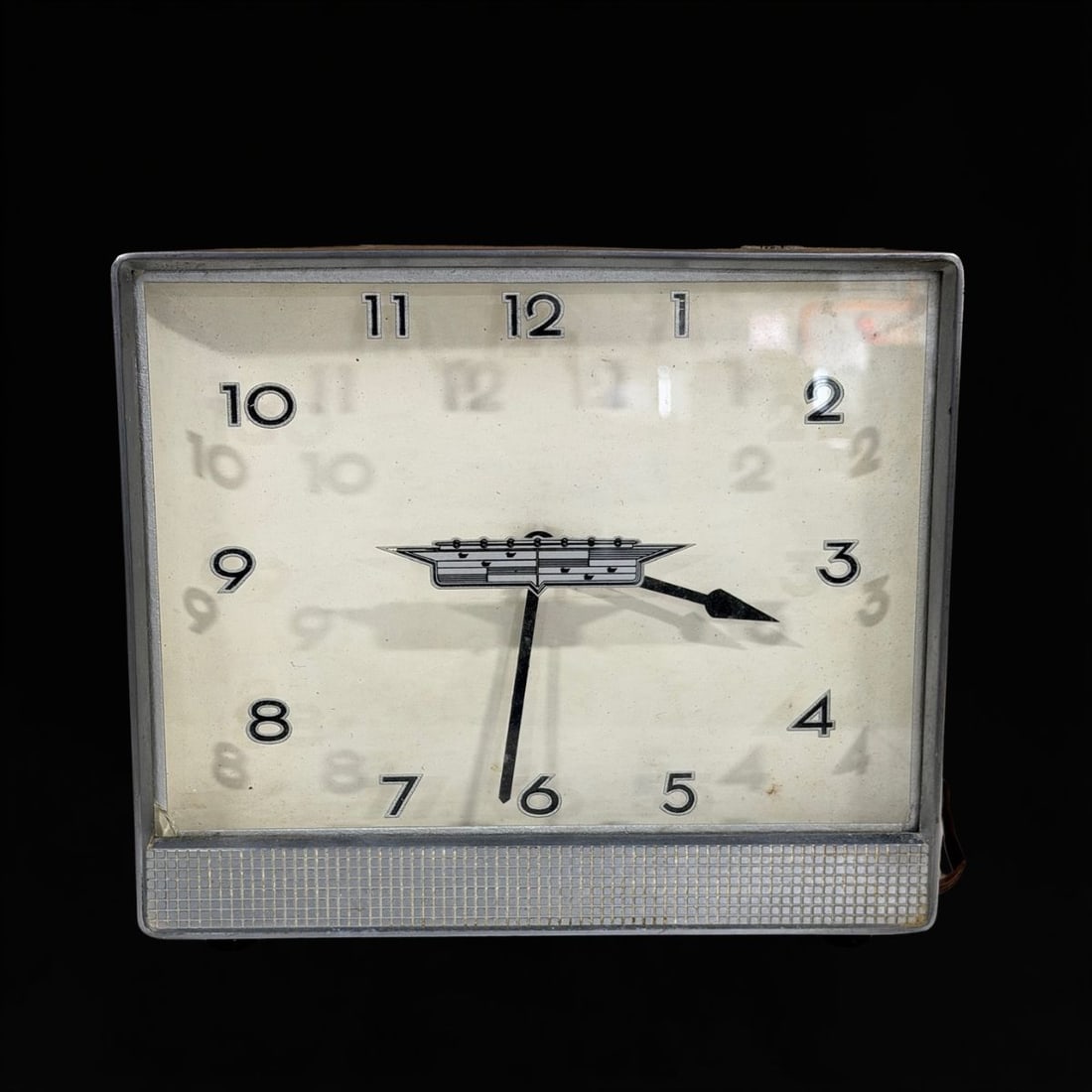 Unusual Cadillac Table Clock: Light comes on and clock mechanism is working. Don't know if it keeps accurate time. 10" H x 9" W x 4" D. All items are eligible for free delivery to Rustbelt Americana in East Moline, IL on 8/6-7 or