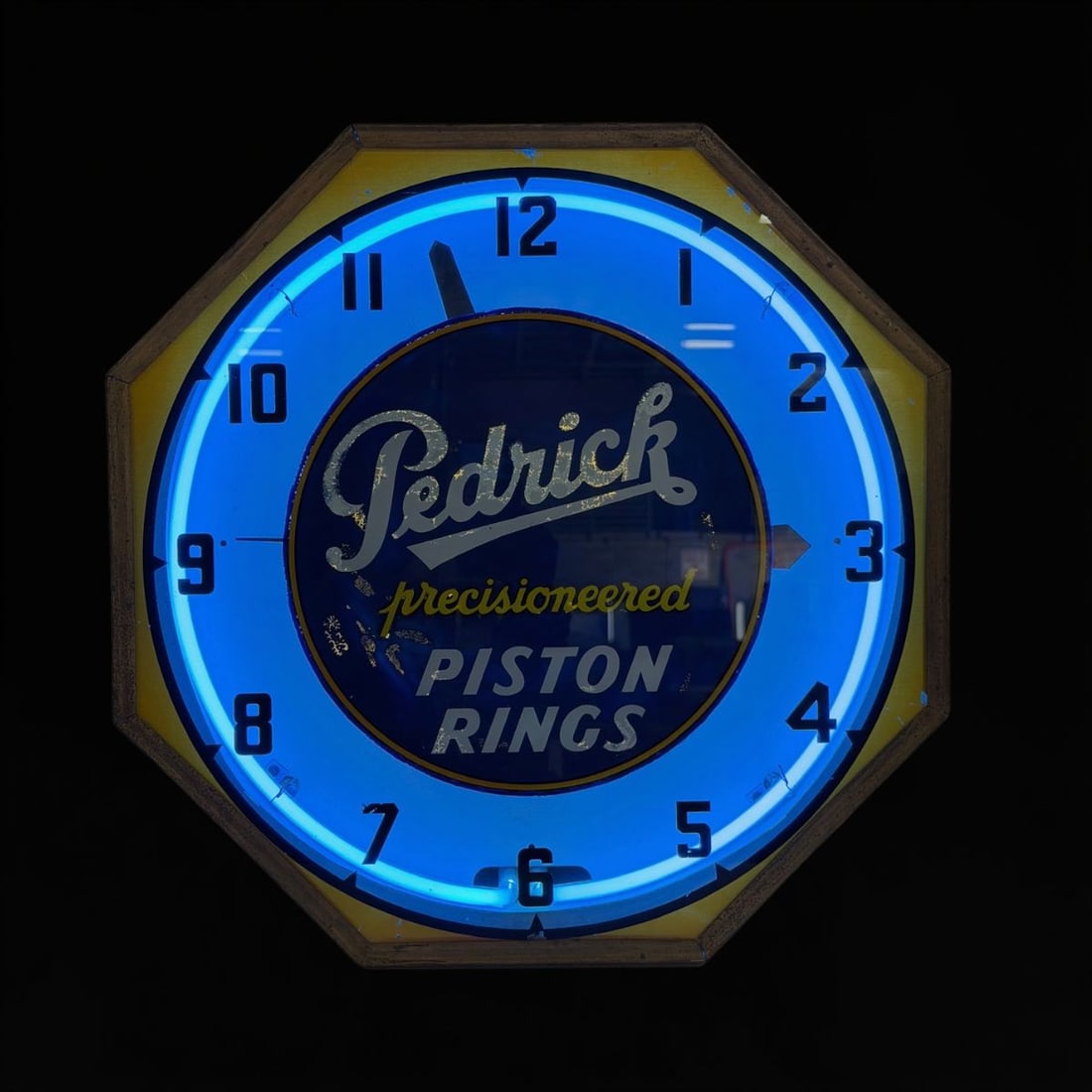 Pedrick Piston Rings Neon Light Up Clock - 2