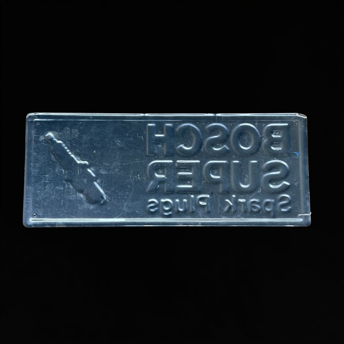 Bosch Super Spark Plugs Tin Metal Sign - 2