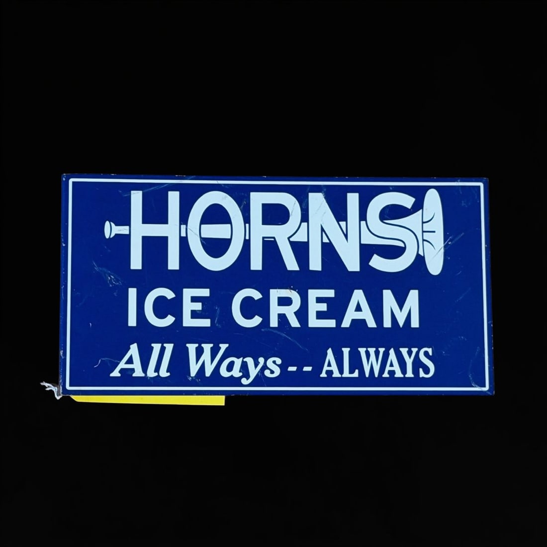 Horns Ice Cream All Ways Always Flange Sign - 2