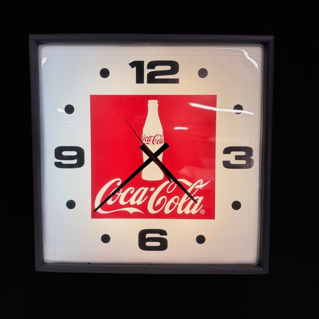 Huge Coca Cola Coke Massive Light Up Clock. - 2