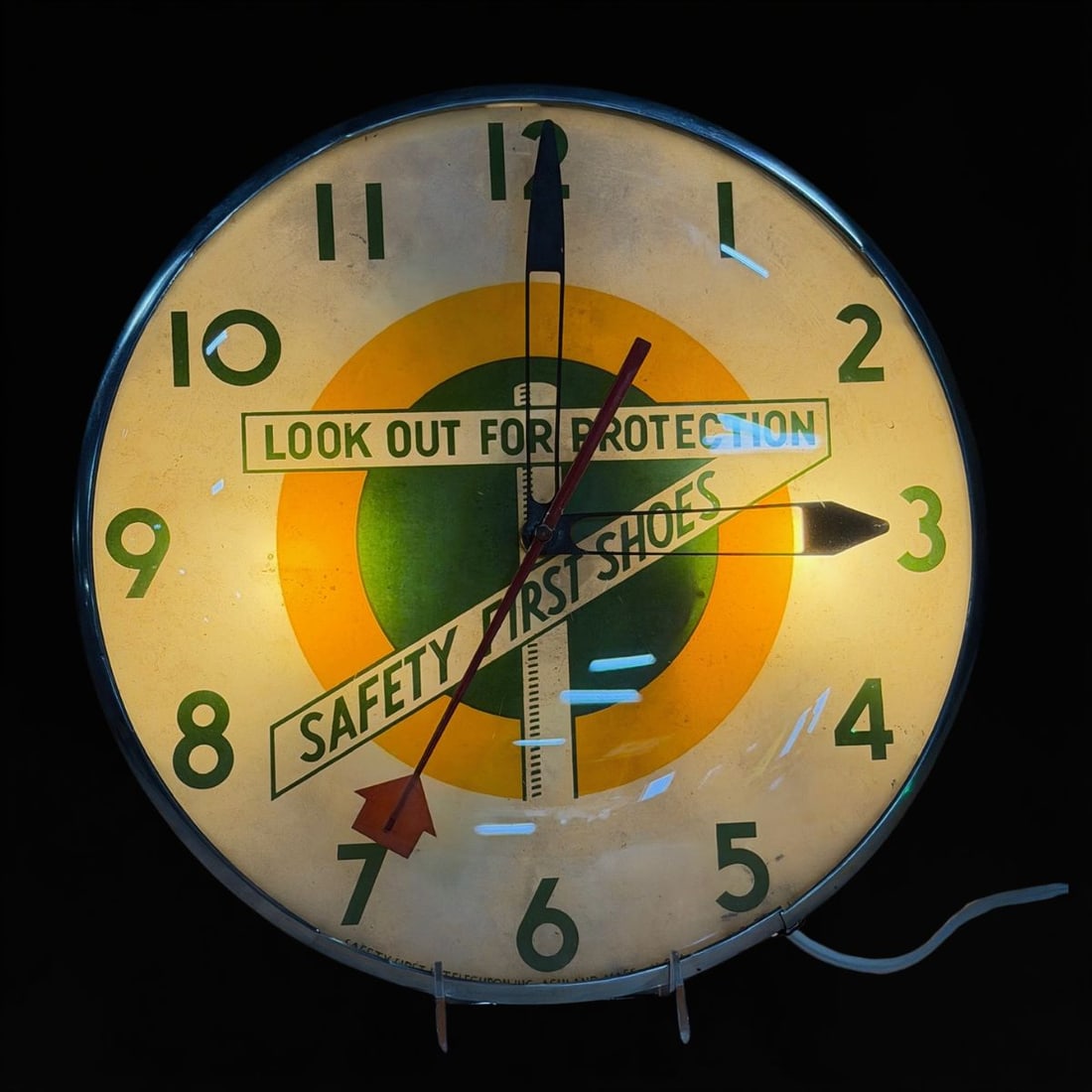 Safety First Shoes Light Up Clock - 2