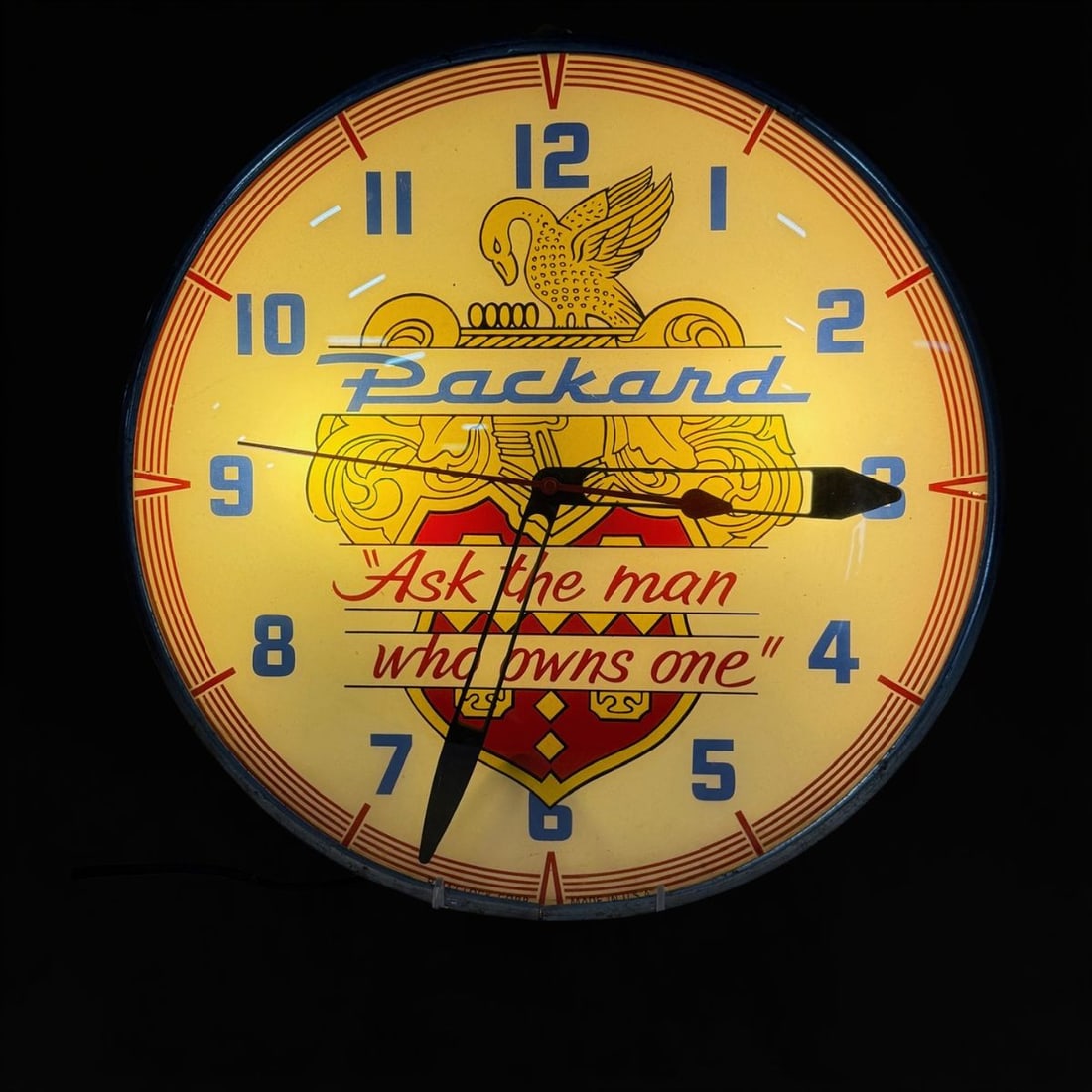 Packard As A Man Who Owns One Light Up Clock - 2