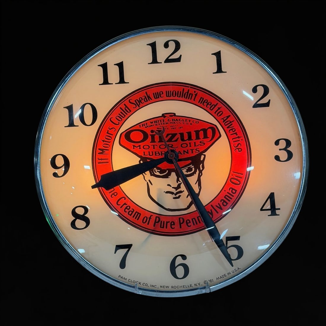 Oilzum Pam Light Up Clock - 2