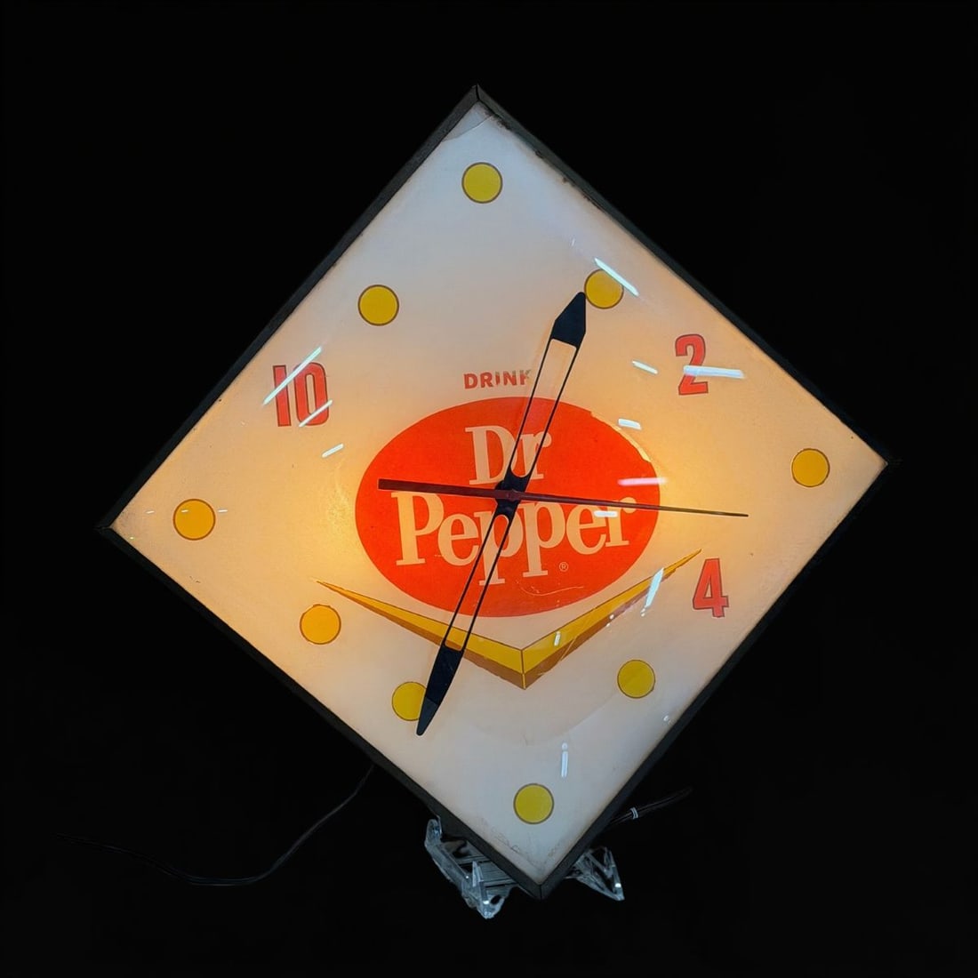 Drink Dr Pepper Light Up Pam Clock - 2