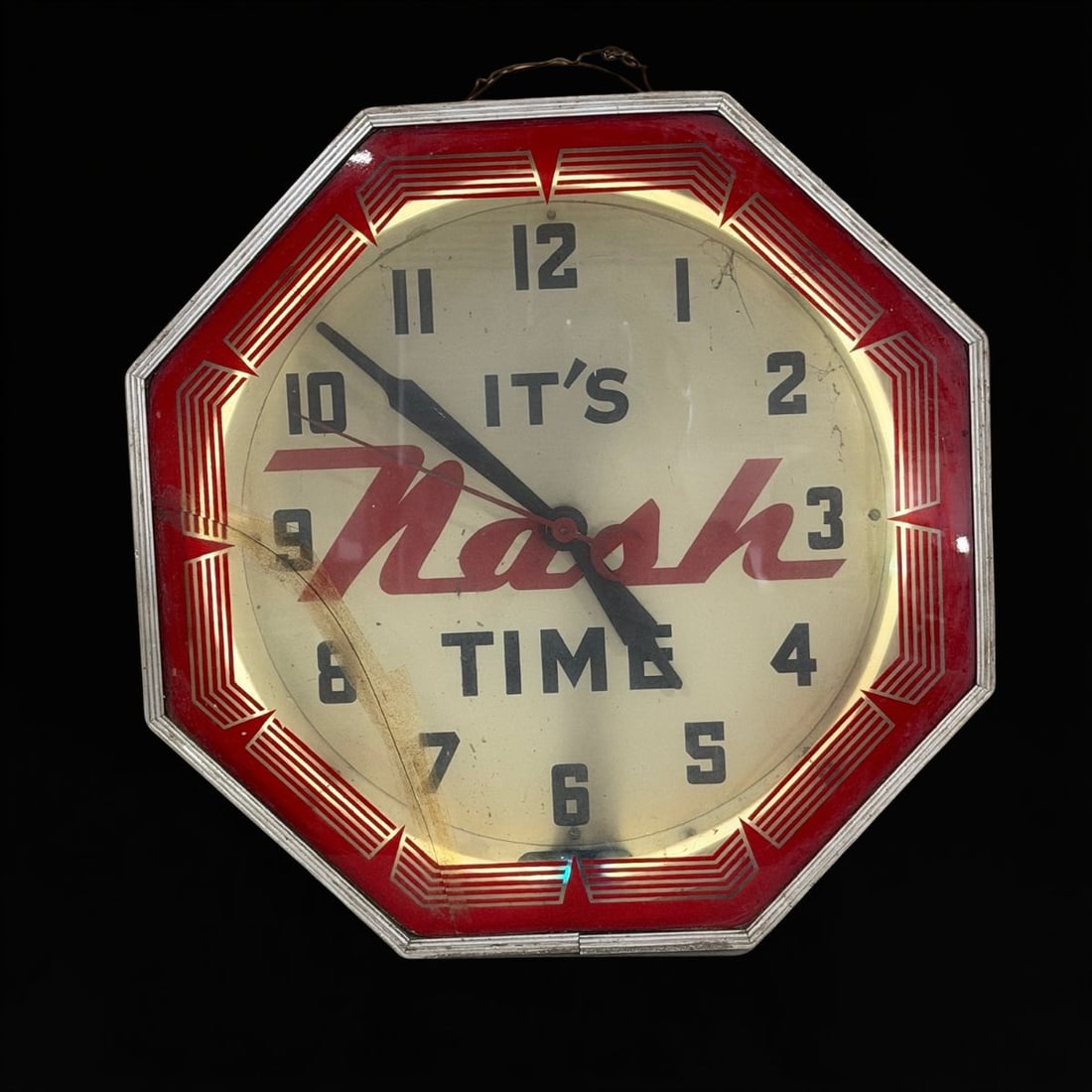 Nash Time Neon Clock - 2